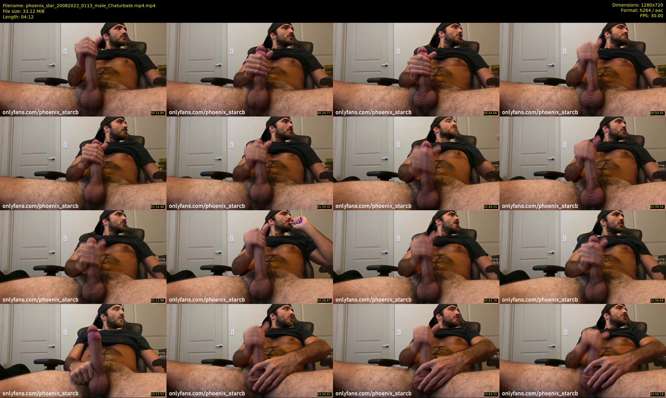 phoenix_star — 5 minute Chaturbate male cam show recording, 720p, Aug 20, 2022
