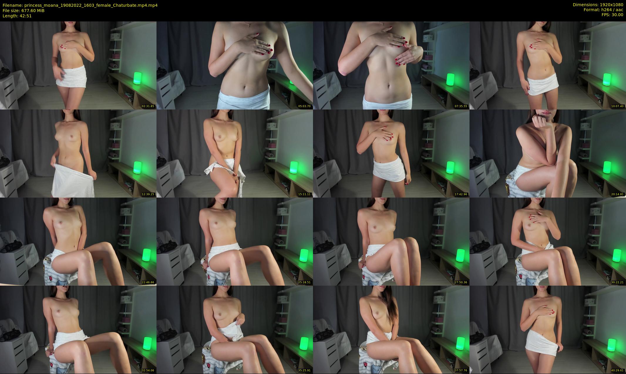 princess_moana — 43 minute Chaturbate female cam show recording, 1080p, Aug 19, 2022