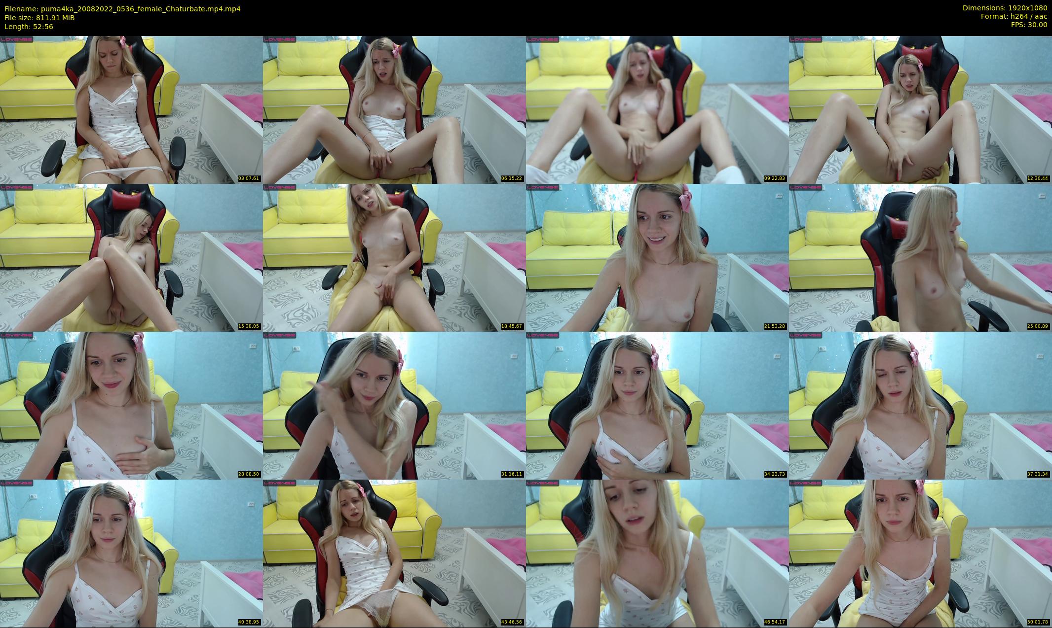 puma4ka — 53 minute Chaturbate female cam show recording, 1080p, Aug 20, 2022
