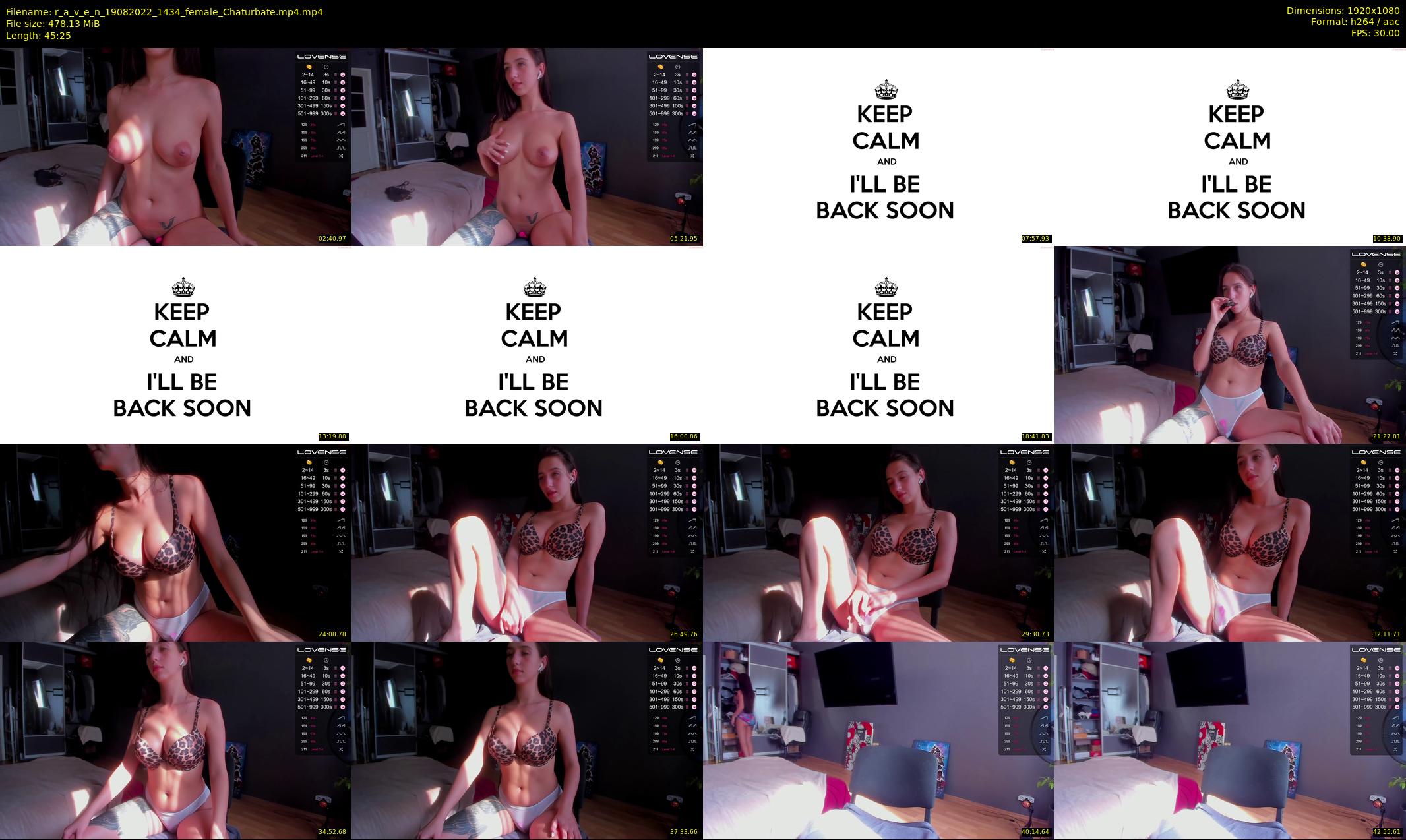 r_a_v_e_n — 46 minute Chaturbate female cam show recording, 1080p, Aug 19, 2022