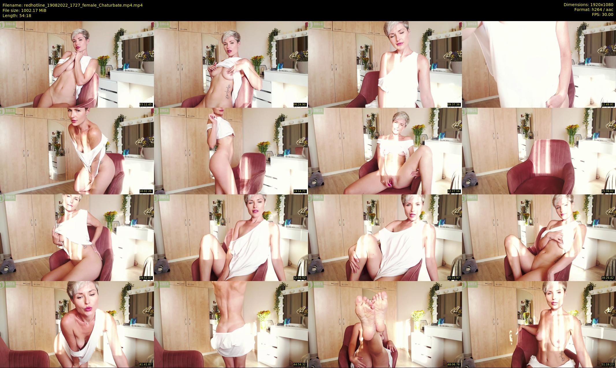 redhotline — 55 minute Chaturbate female cam show recording, 1080p, Aug 19, 2022