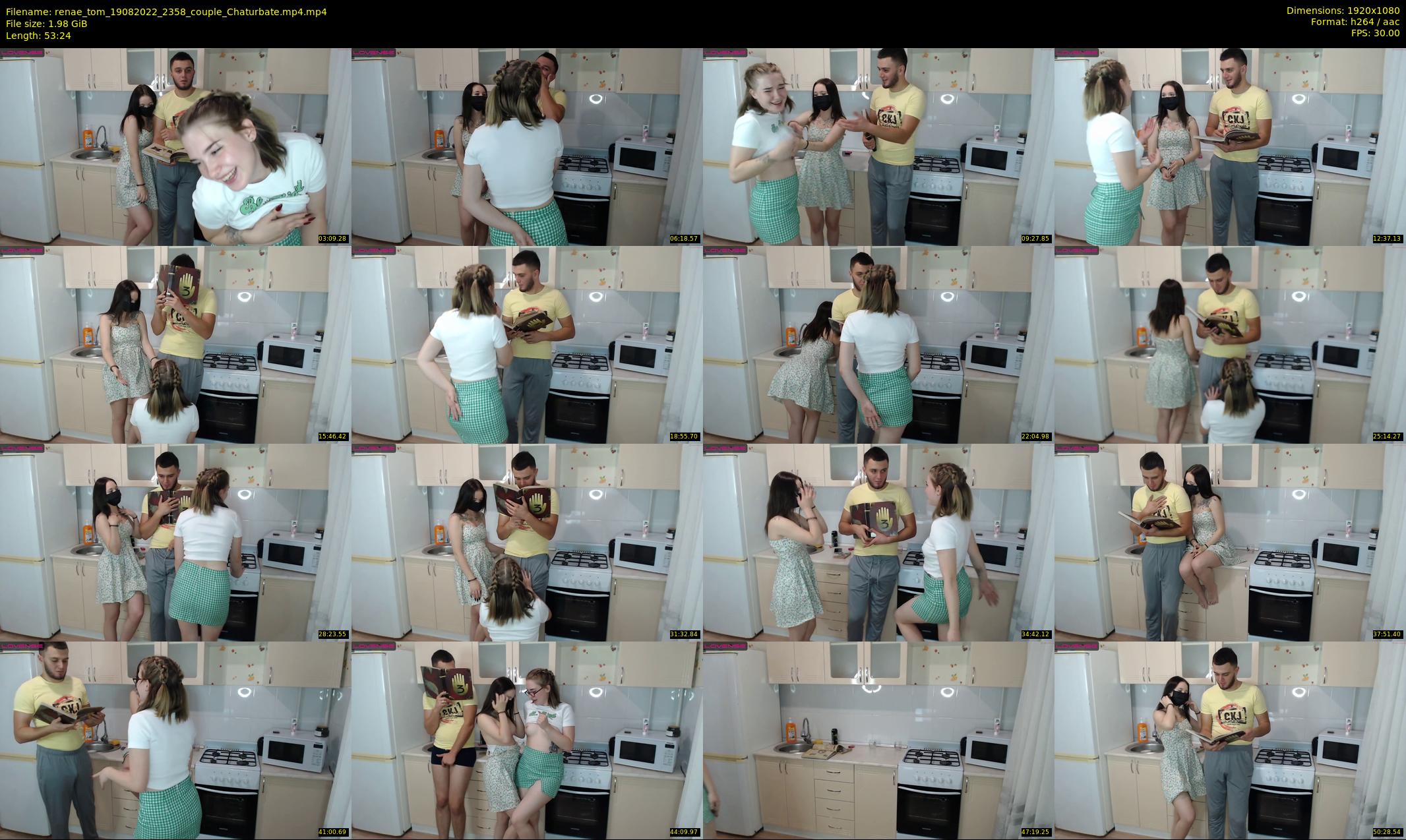 renae_tom — 54 minute Chaturbate couple cam show recording, 1080p, Aug 19, 2022