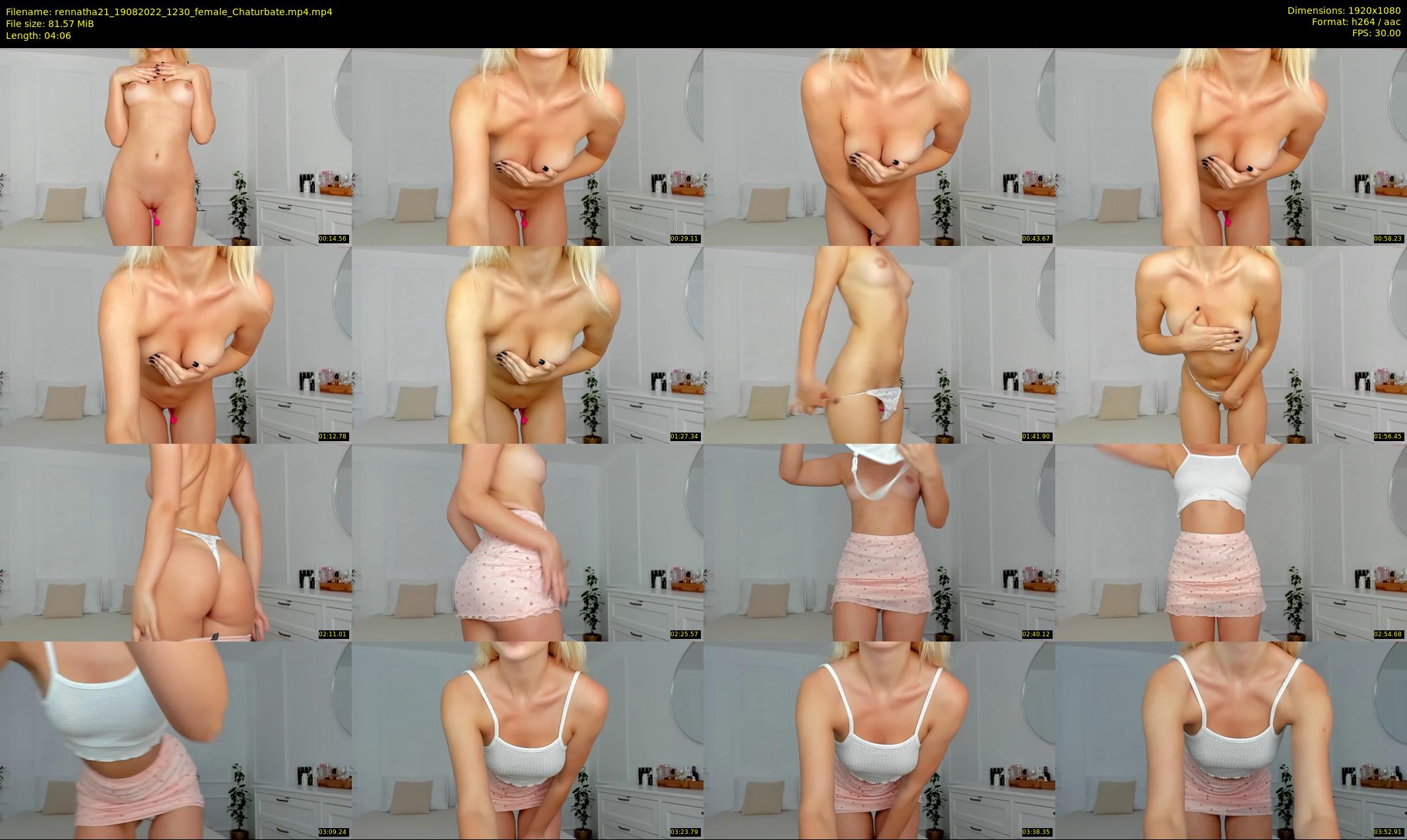 rennatha21 — 5 minute Chaturbate female cam show recording, 1080p, Aug 19, 2022