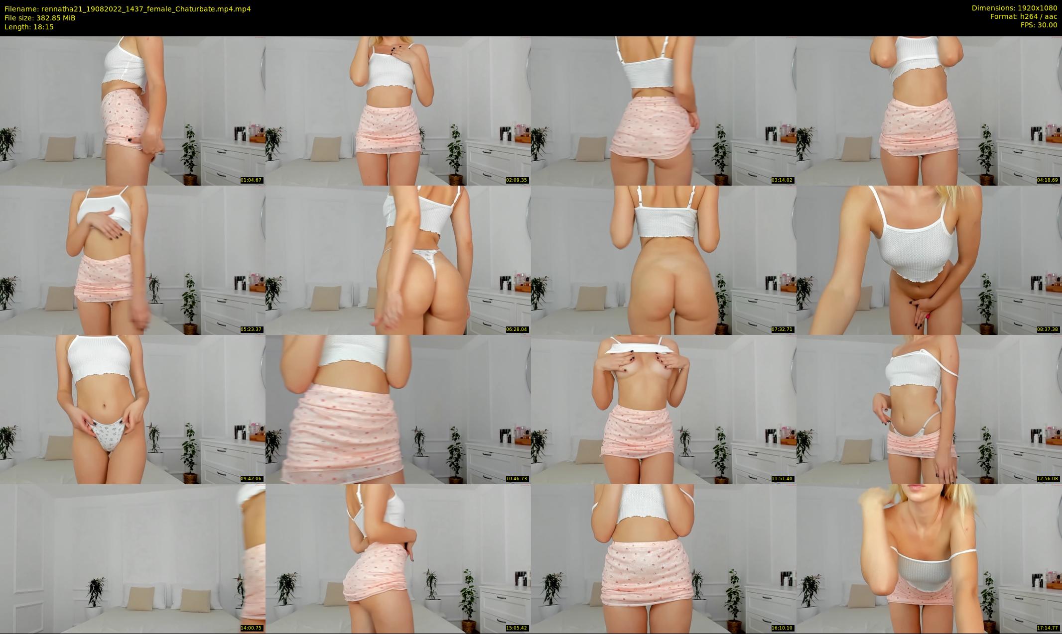 rennatha21 — 19 minute Chaturbate female cam show recording, 1080p, Aug 19, 2022