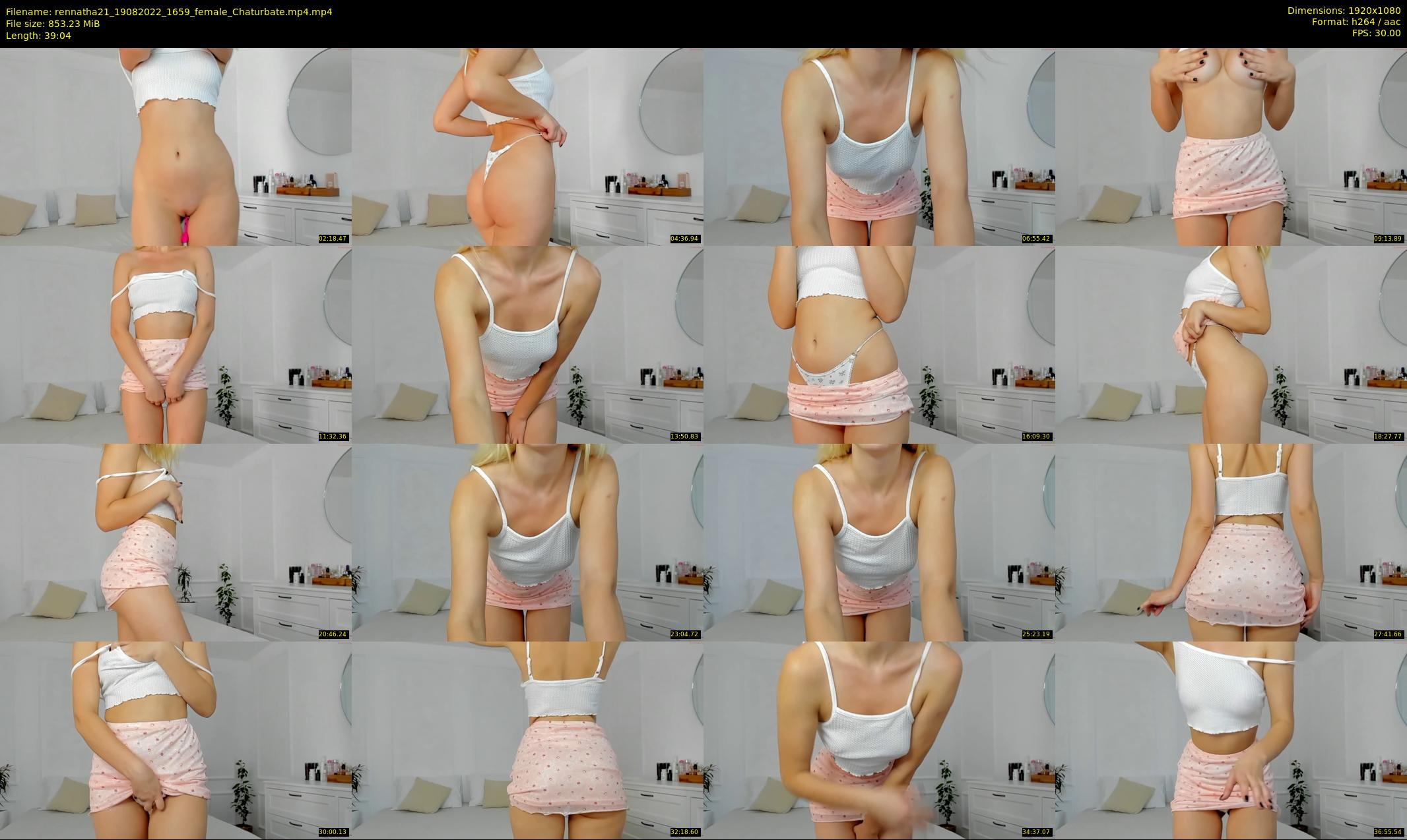 rennatha21 — 40 minute Chaturbate female cam show recording, 1080p, Aug 19, 2022