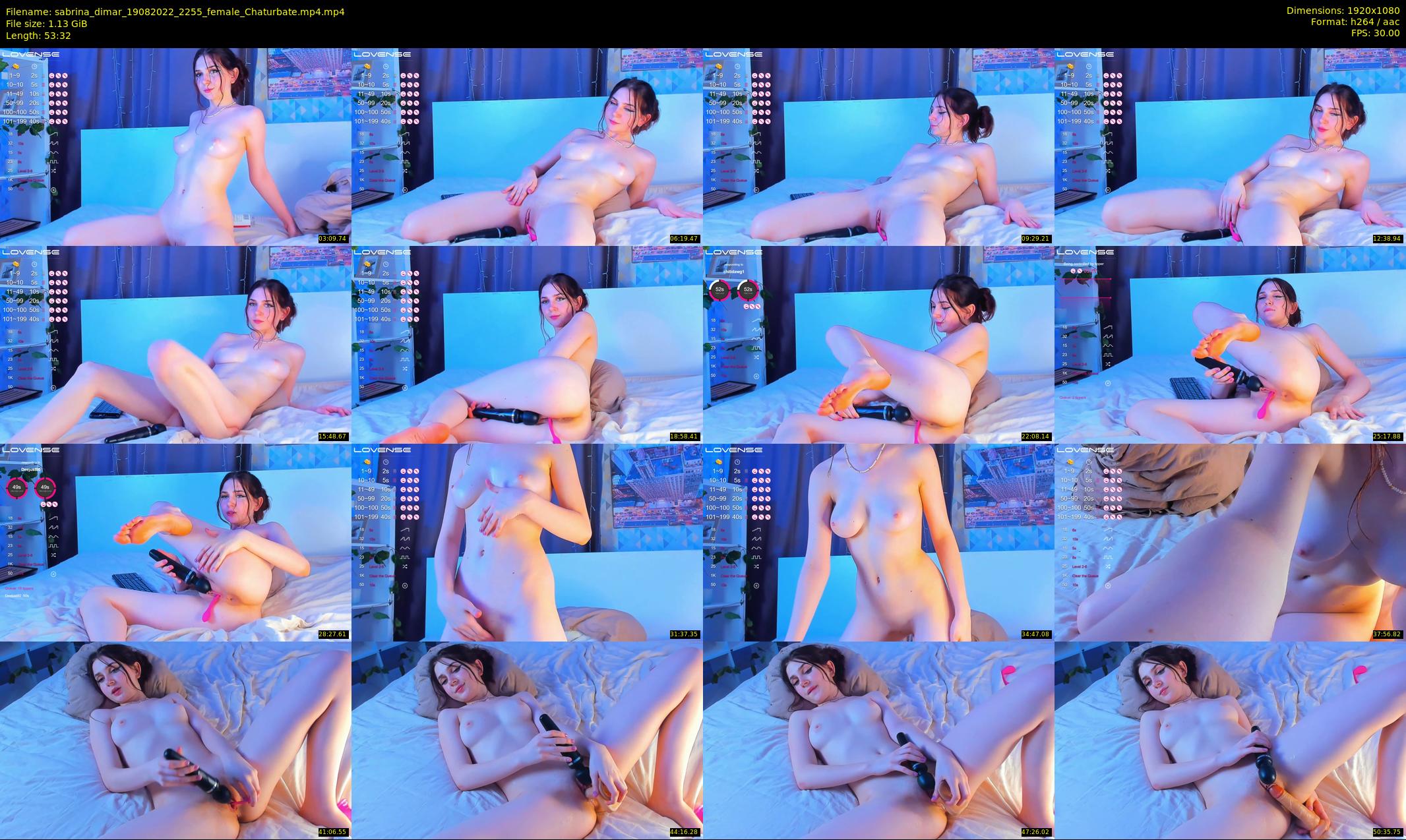 sabrina_dimar — 54 minute Chaturbate female cam show recording, 1080p, Aug 19, 2022