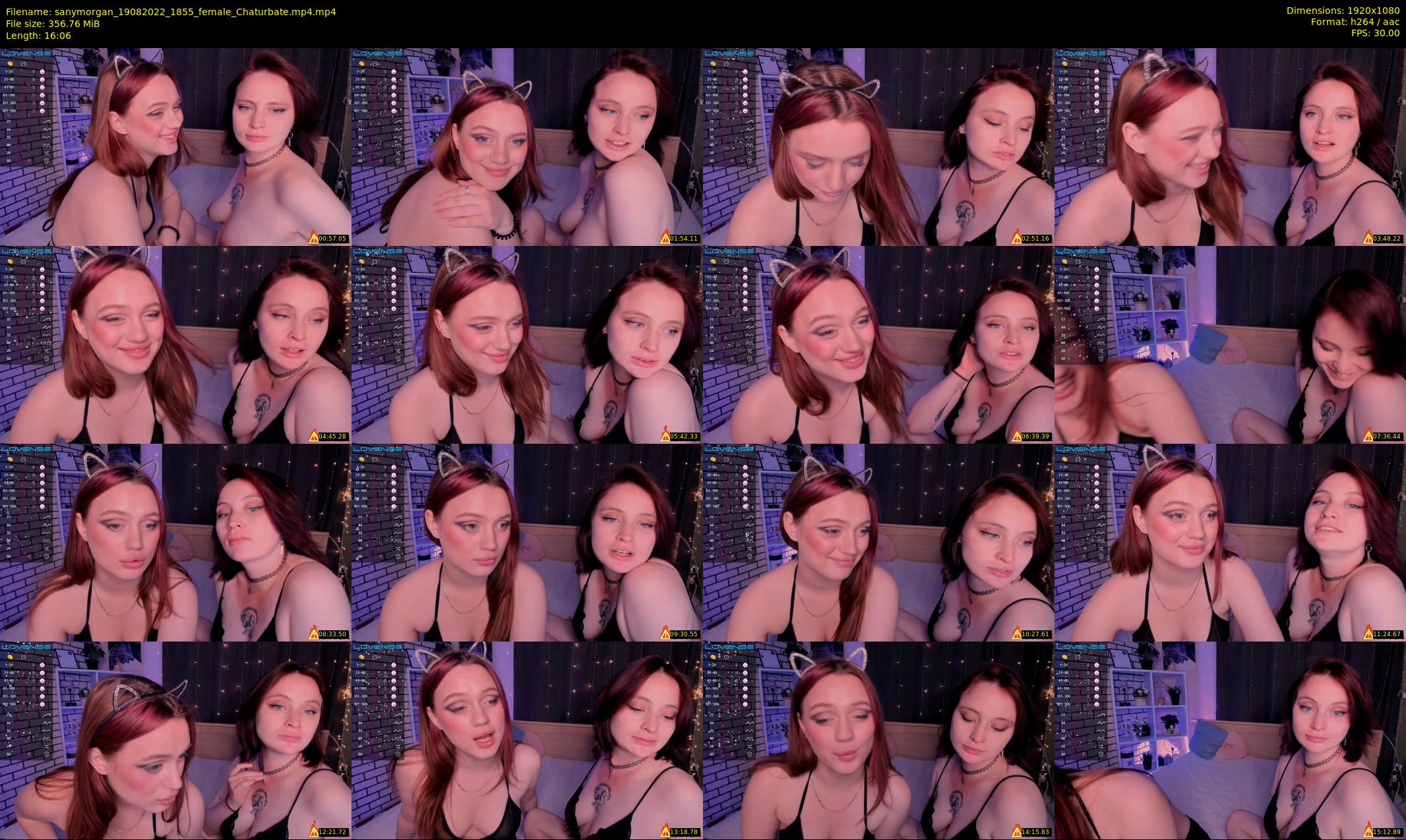 sanymorgan — 17 minute Chaturbate couple cam show recording, 1080p, Aug 19, 2022