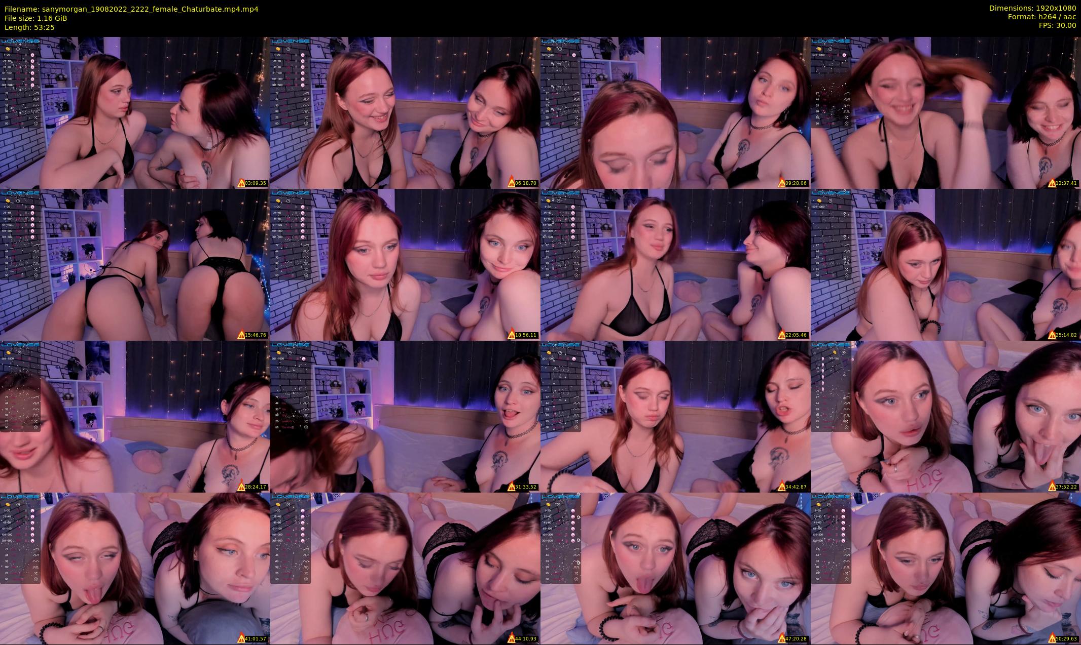 sanymorgan — 54 minute Chaturbate couple cam show recording, 1080p, Aug 19, 2022
