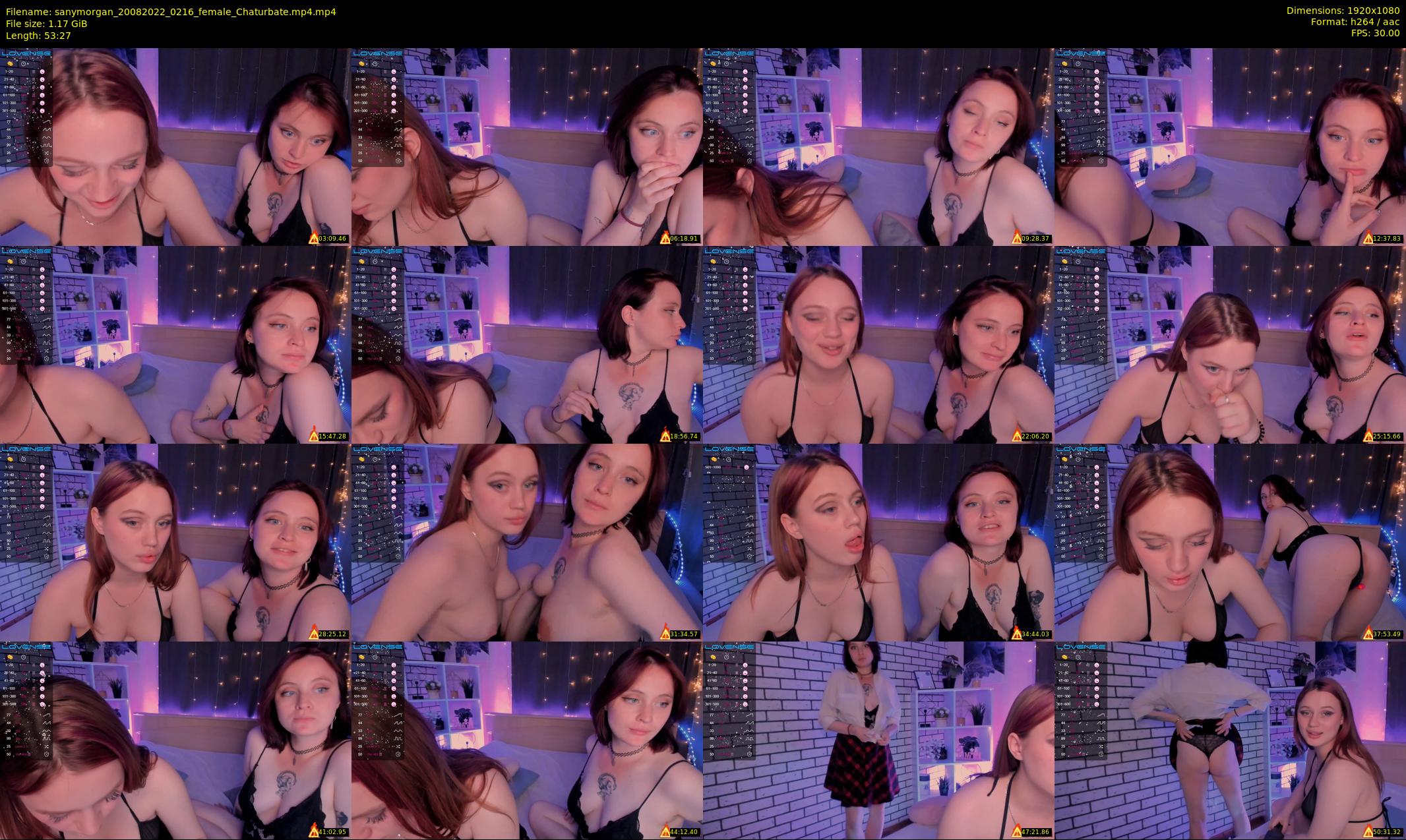 sanymorgan — 54 minute Chaturbate couple cam show recording, 1080p, Aug 20, 2022