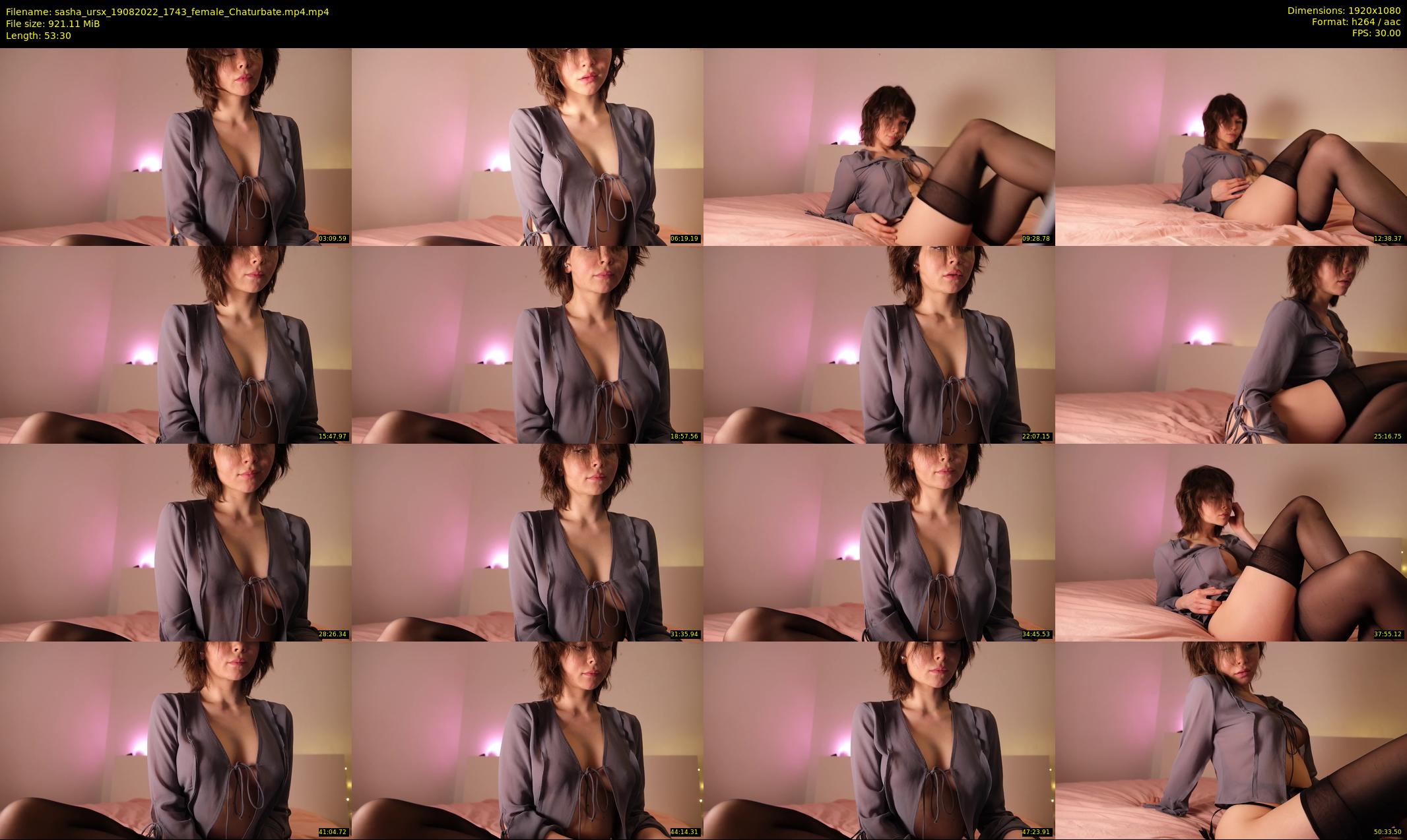 sasha_ursx — 54 minute Chaturbate female cam show recording, 1080p, Aug 19, 2022