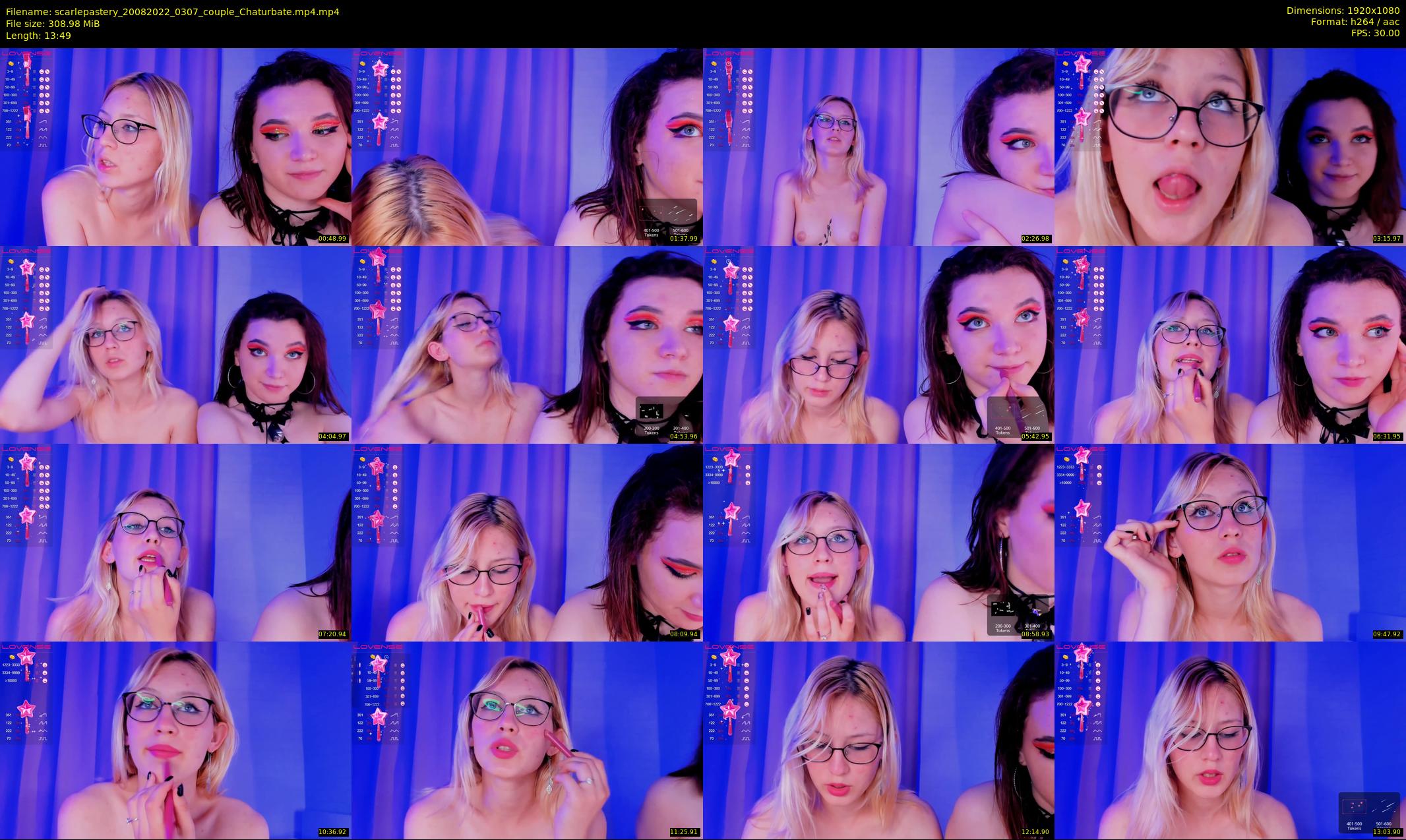 scarlepastery — 14 minute Chaturbate couple cam show recording, 1080p, Aug 20, 2022