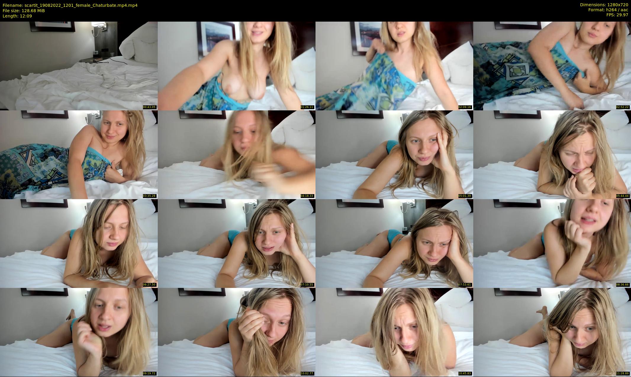 scartit — 13 minute Chaturbate female cam show recording, 720p, Aug 19, 2022