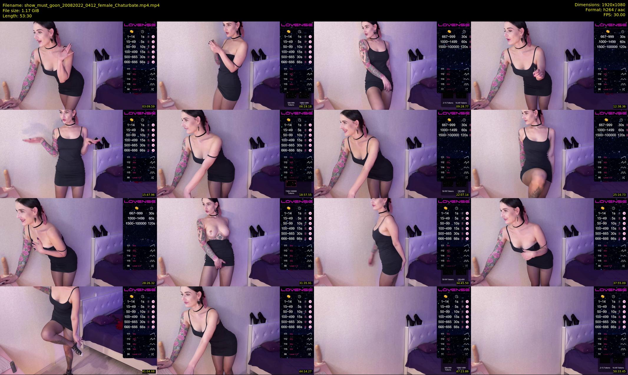 show_must_goon — 54 minute Chaturbate female cam show recording, 1080p, Aug 20, 2022