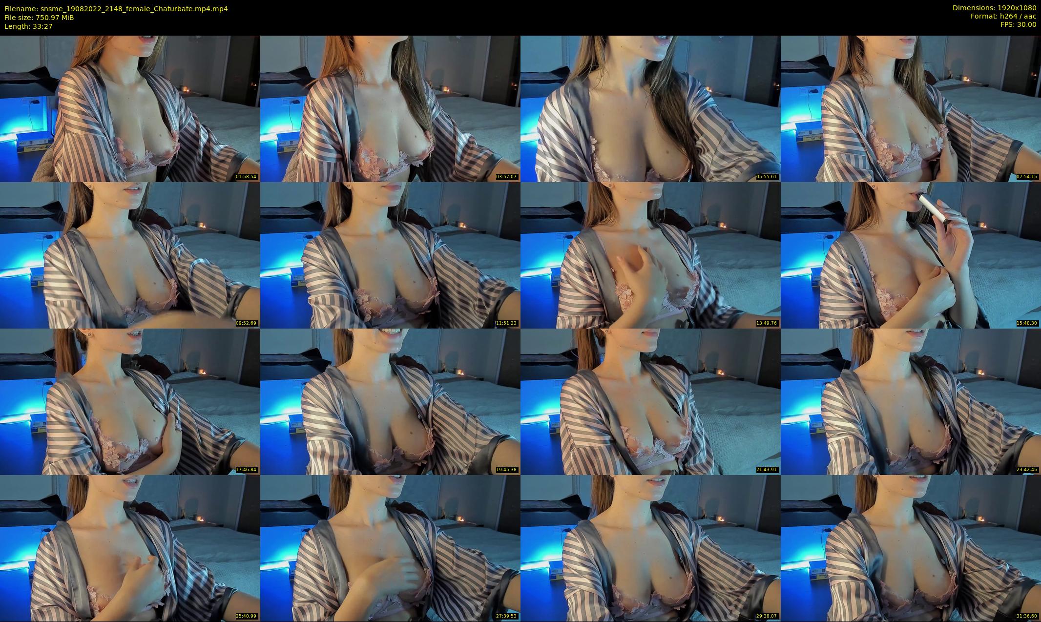 snsme — 34 minute Chaturbate female cam show recording, 1080p, Aug 19, 2022