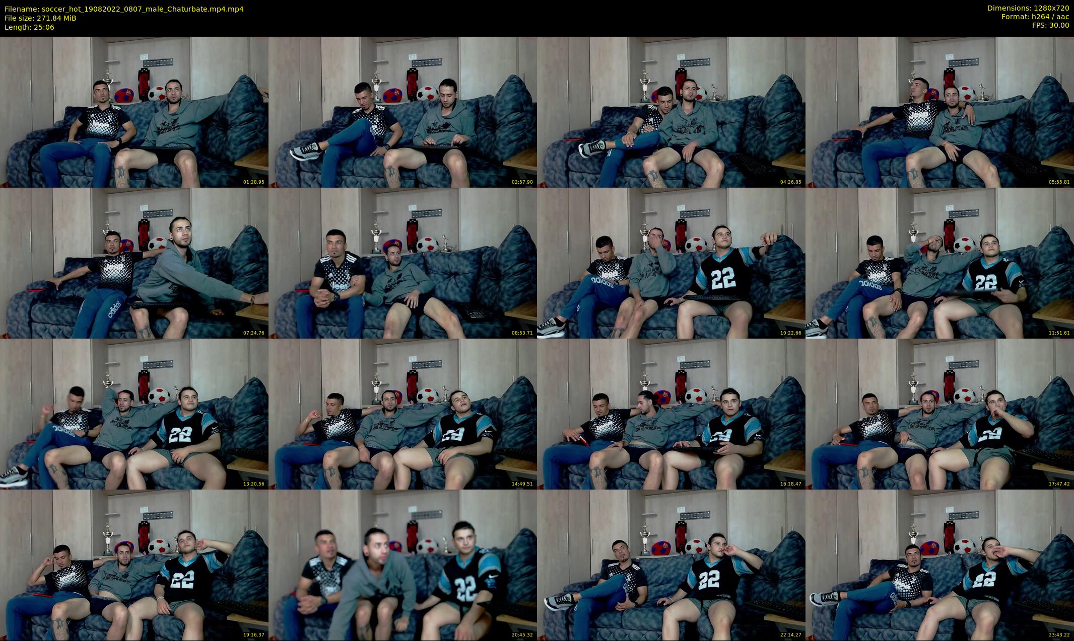 soccer_hot — 26 minute Chaturbate male cam show recording, 720p, Aug 19, 2022