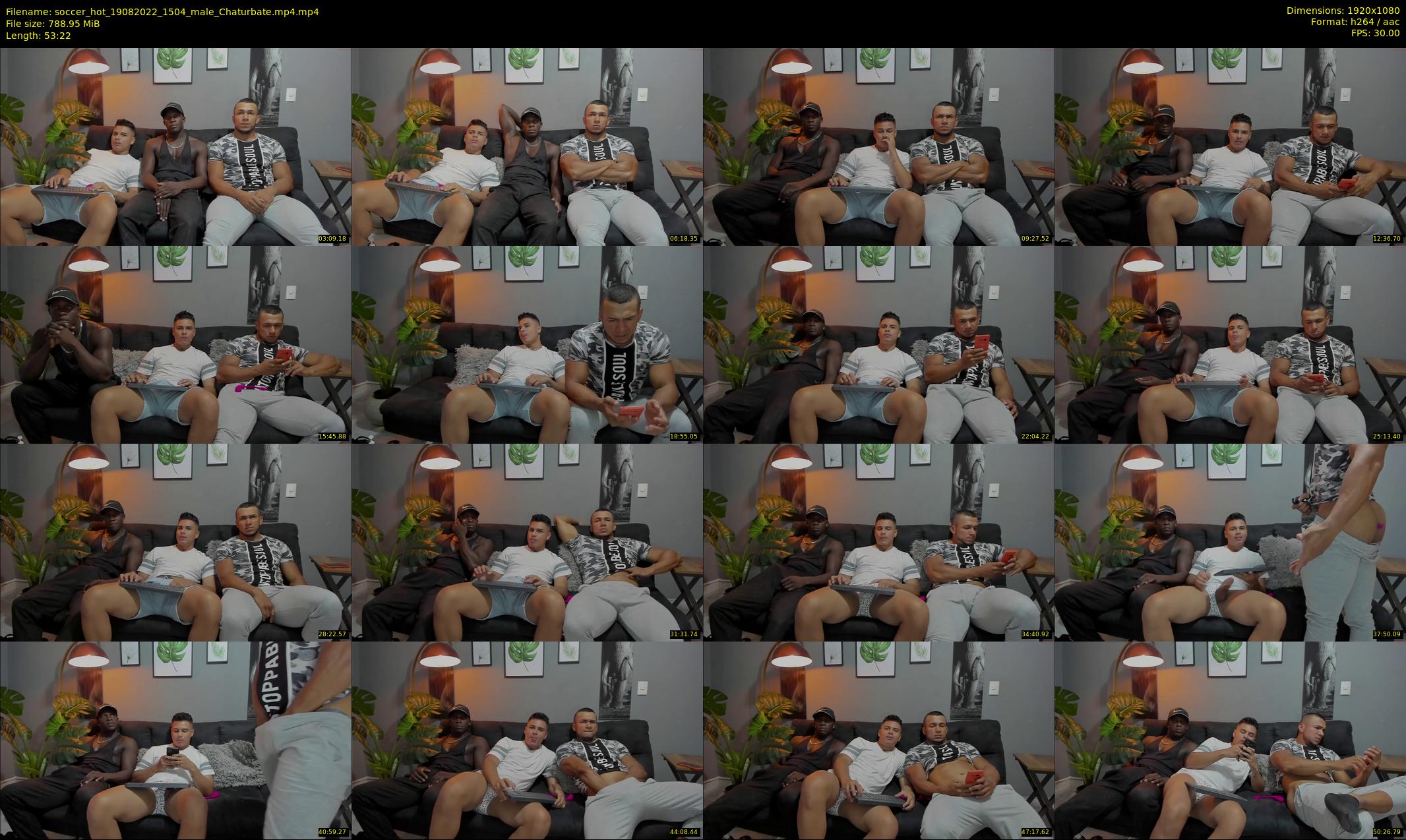 soccer_hot — 54 minute Chaturbate male cam show recording, 1080p, Aug 19, 2022