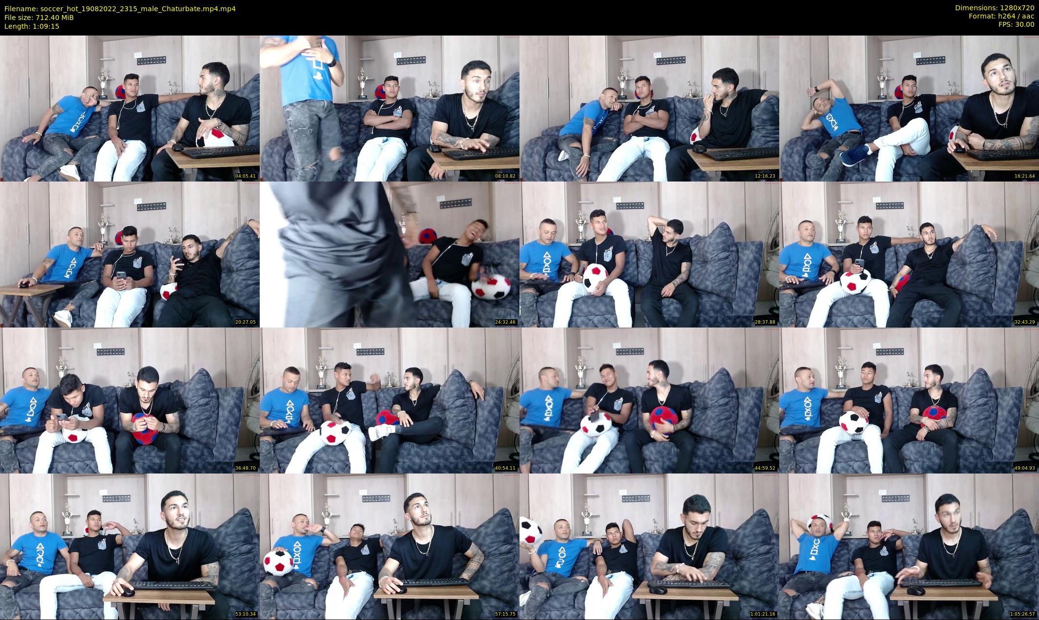 soccer_hot — 70 minute Chaturbate male cam show recording, 720p, Aug 19, 2022