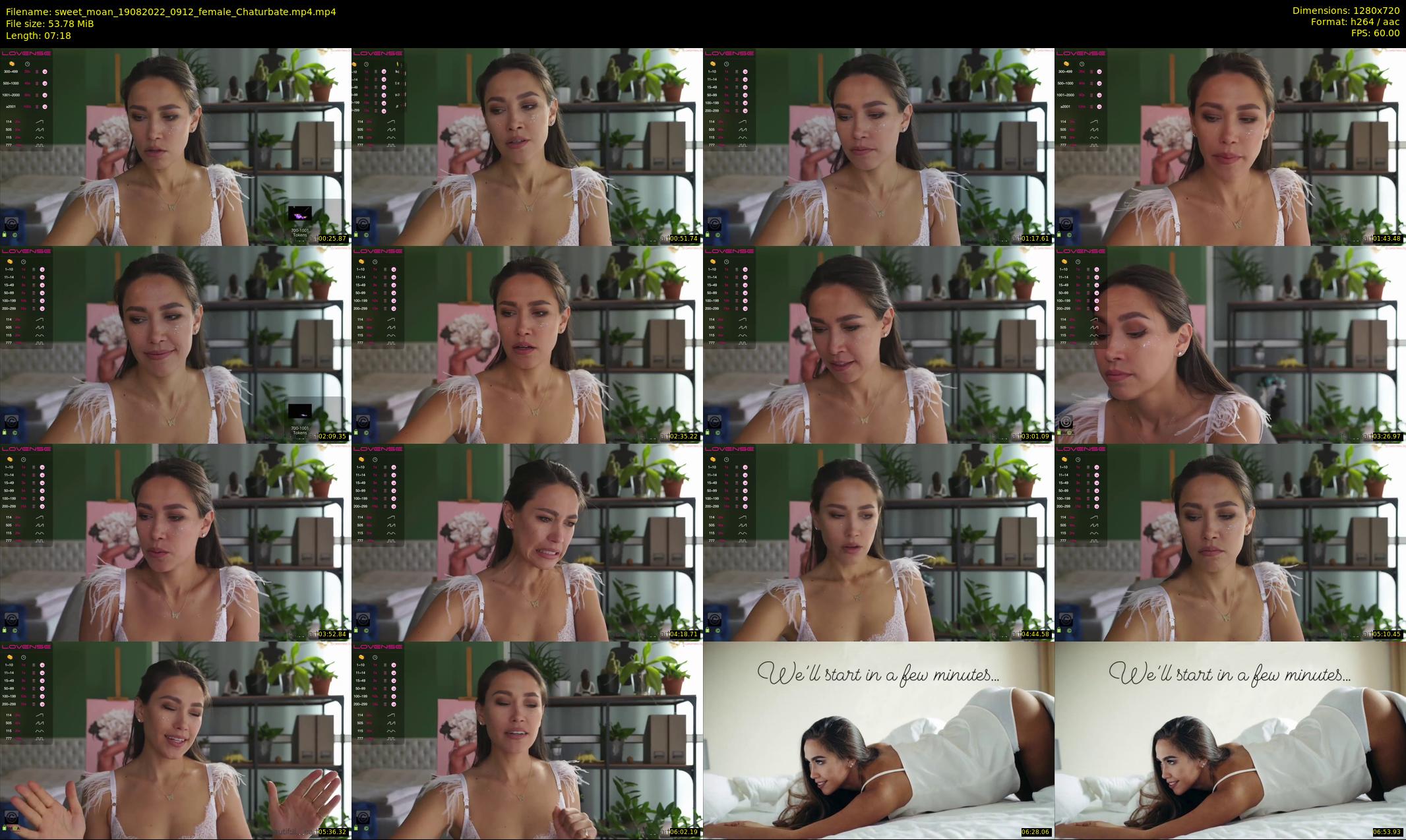sweet_moan — 8 minute Chaturbate female cam show recording, 720p, Aug 19, 2022