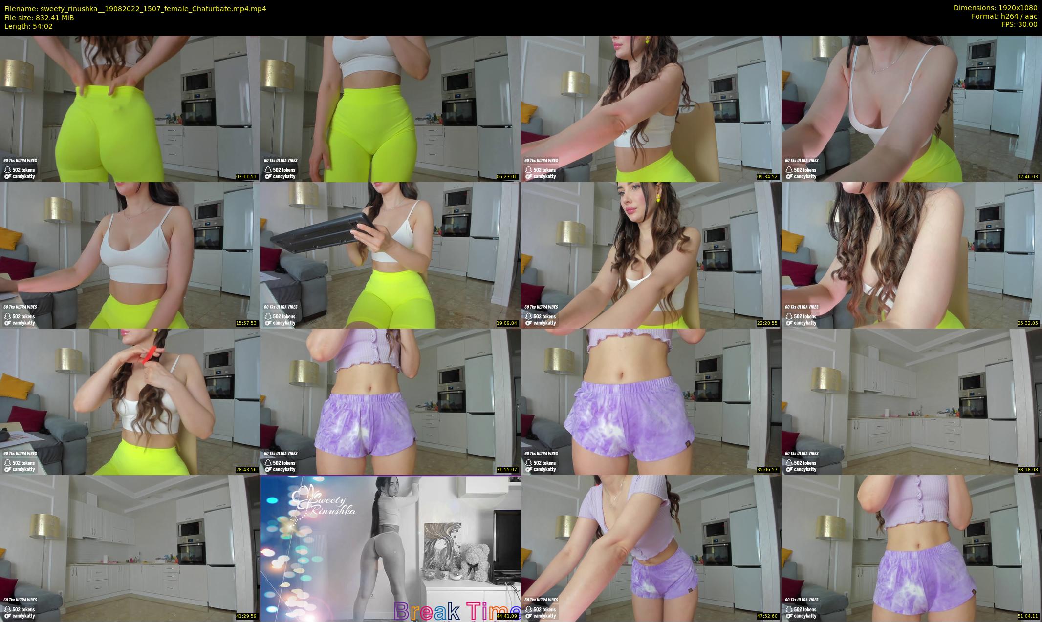 sweety_rinushka_ — 55 minute Chaturbate female cam show recording, 1080p, Aug 19, 2022