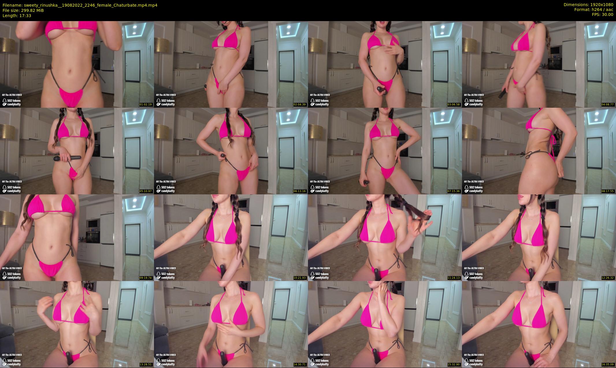 sweety_rinushka_ — 18 minute Chaturbate female cam show recording, 1080p, Aug 19, 2022