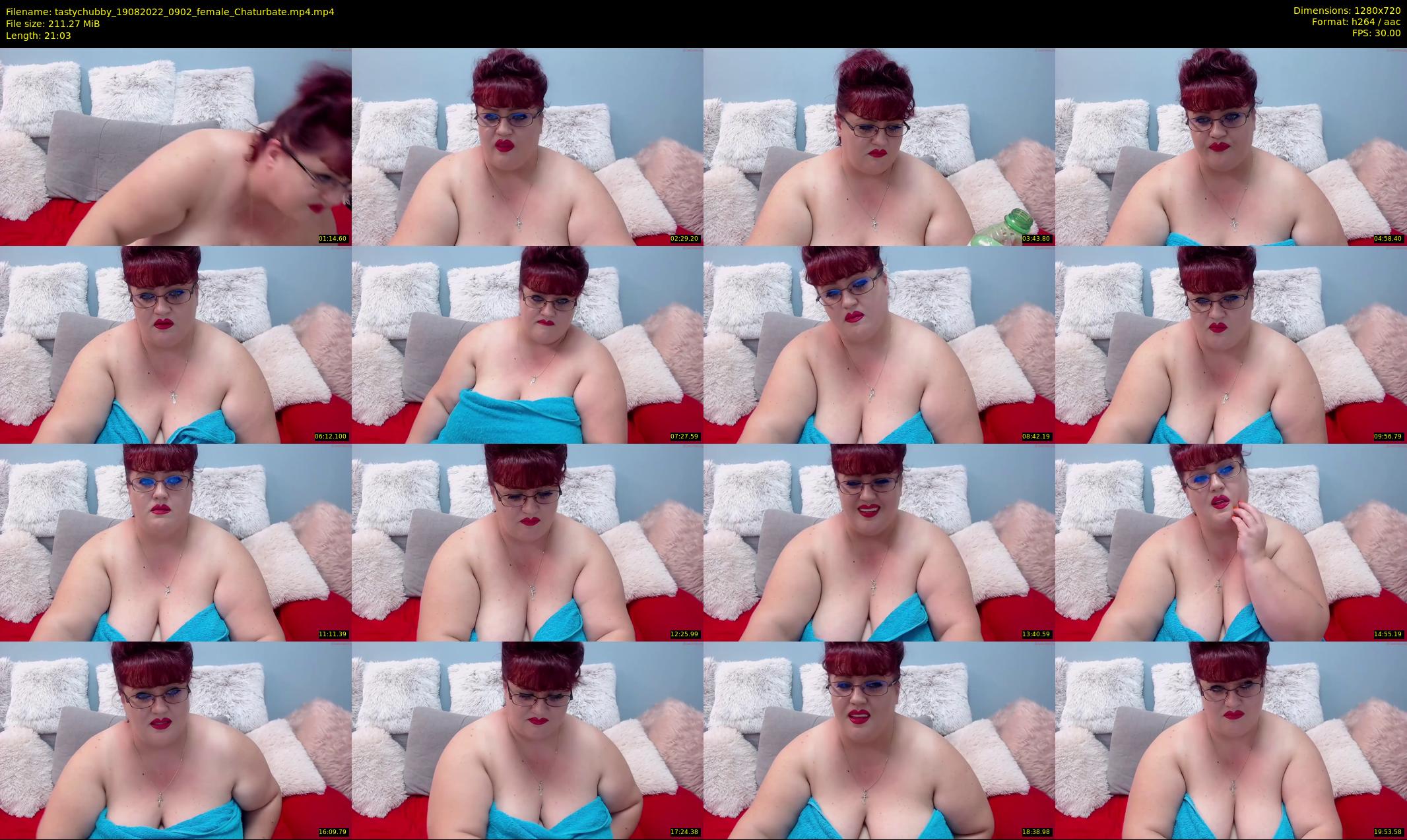 tastychubby — 22 minute Chaturbate female cam show recording, 720p, Aug 19, 2022