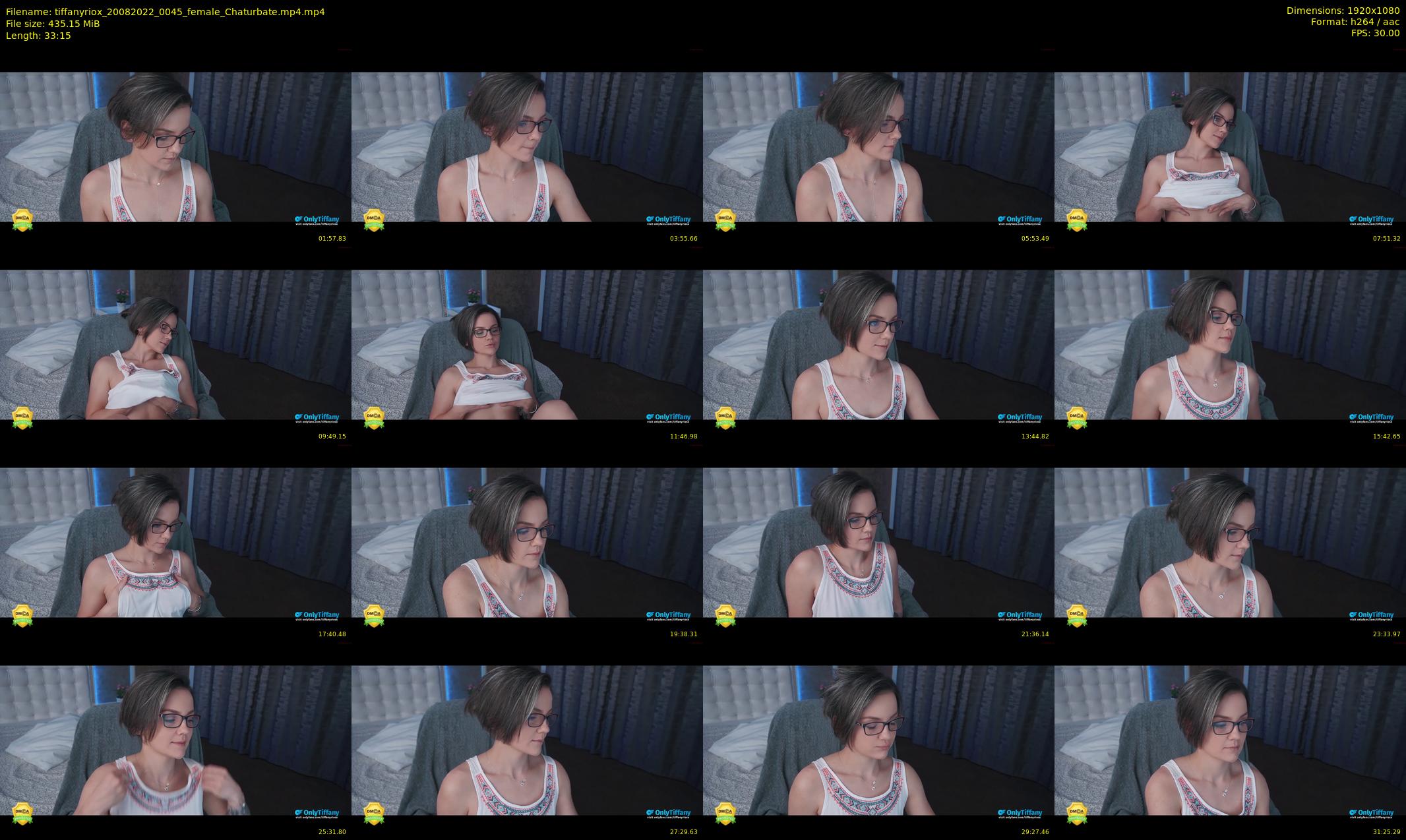 tiffanyriox — 34 minute Chaturbate female cam show recording, 1080p, Aug 20, 2022
