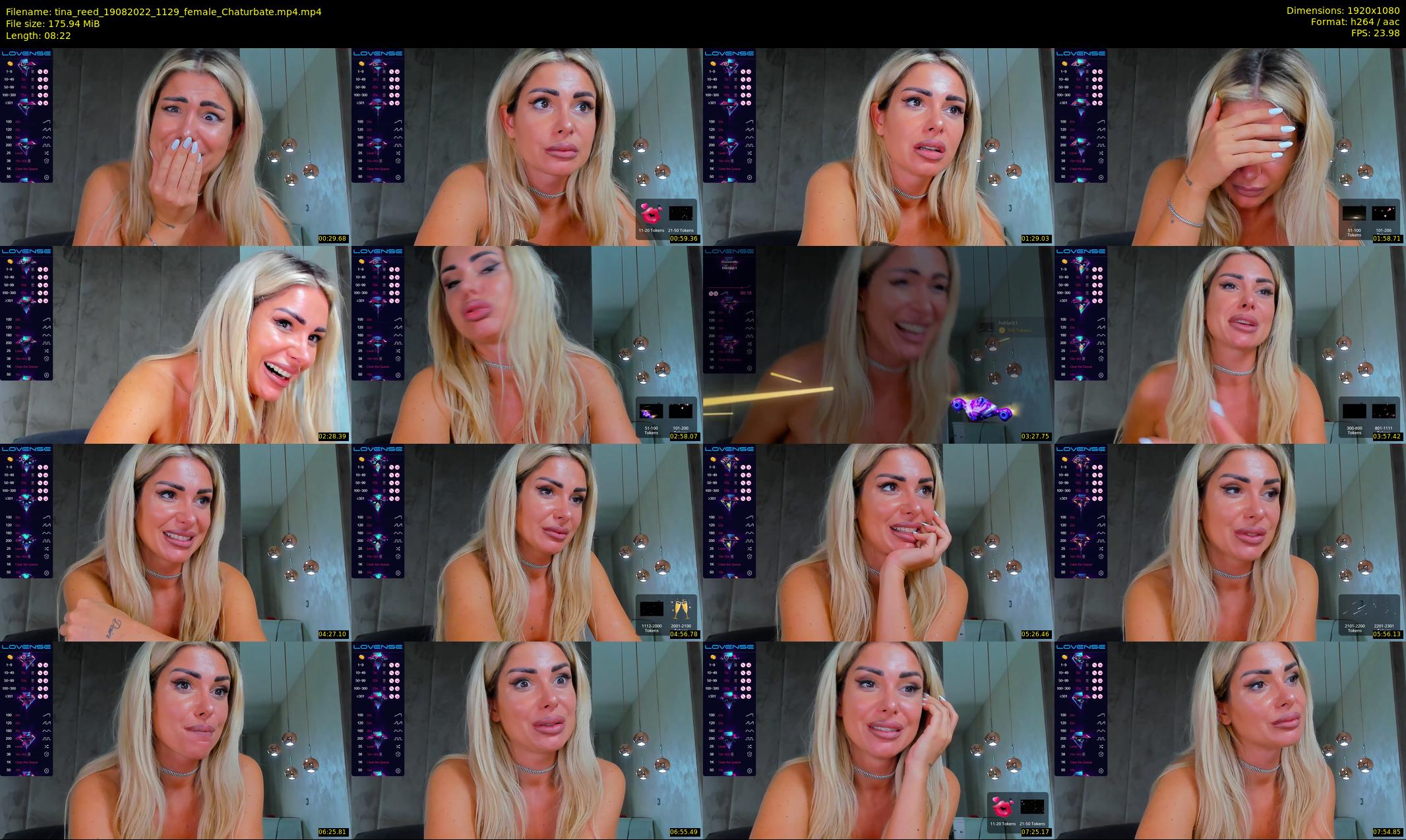 tina_reed — 9 minute Chaturbate female cam show recording, 1080p, Aug 19, 2022