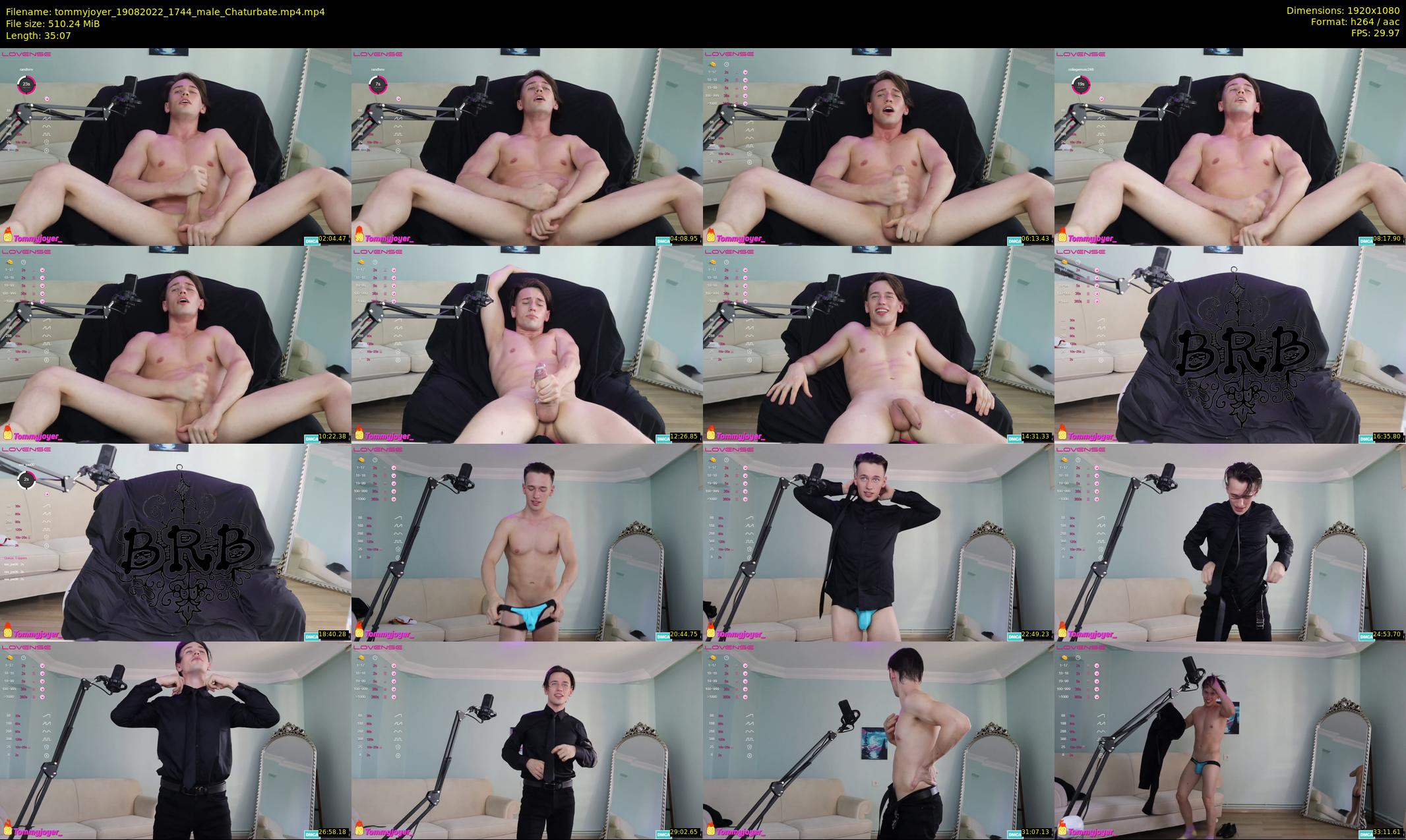 tommyjoyer — 36 minute Chaturbate male cam show recording, 1080p, Aug 19, 2022