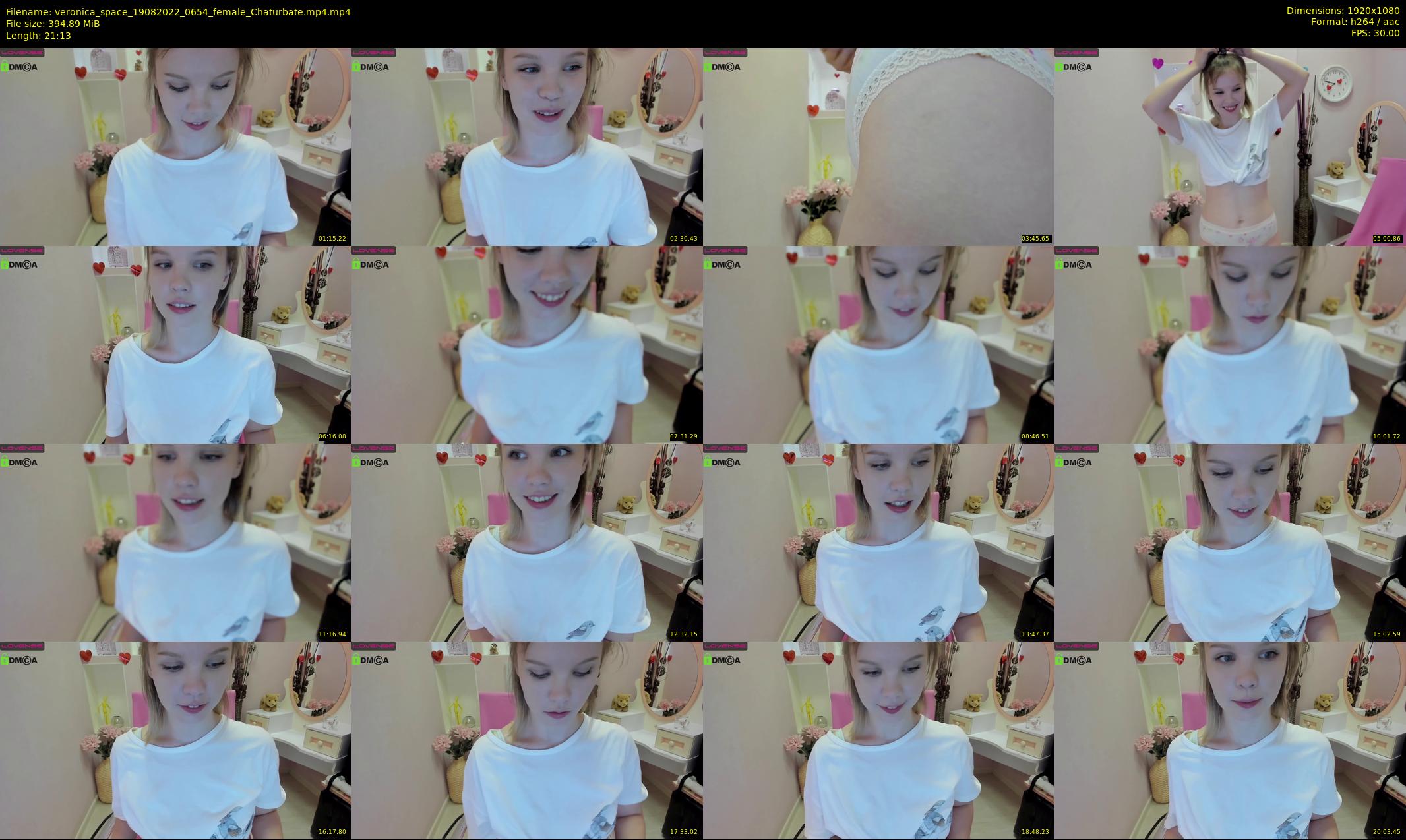 veronica_space — 22 minute Chaturbate female cam show recording, 1080p, Aug 19, 2022