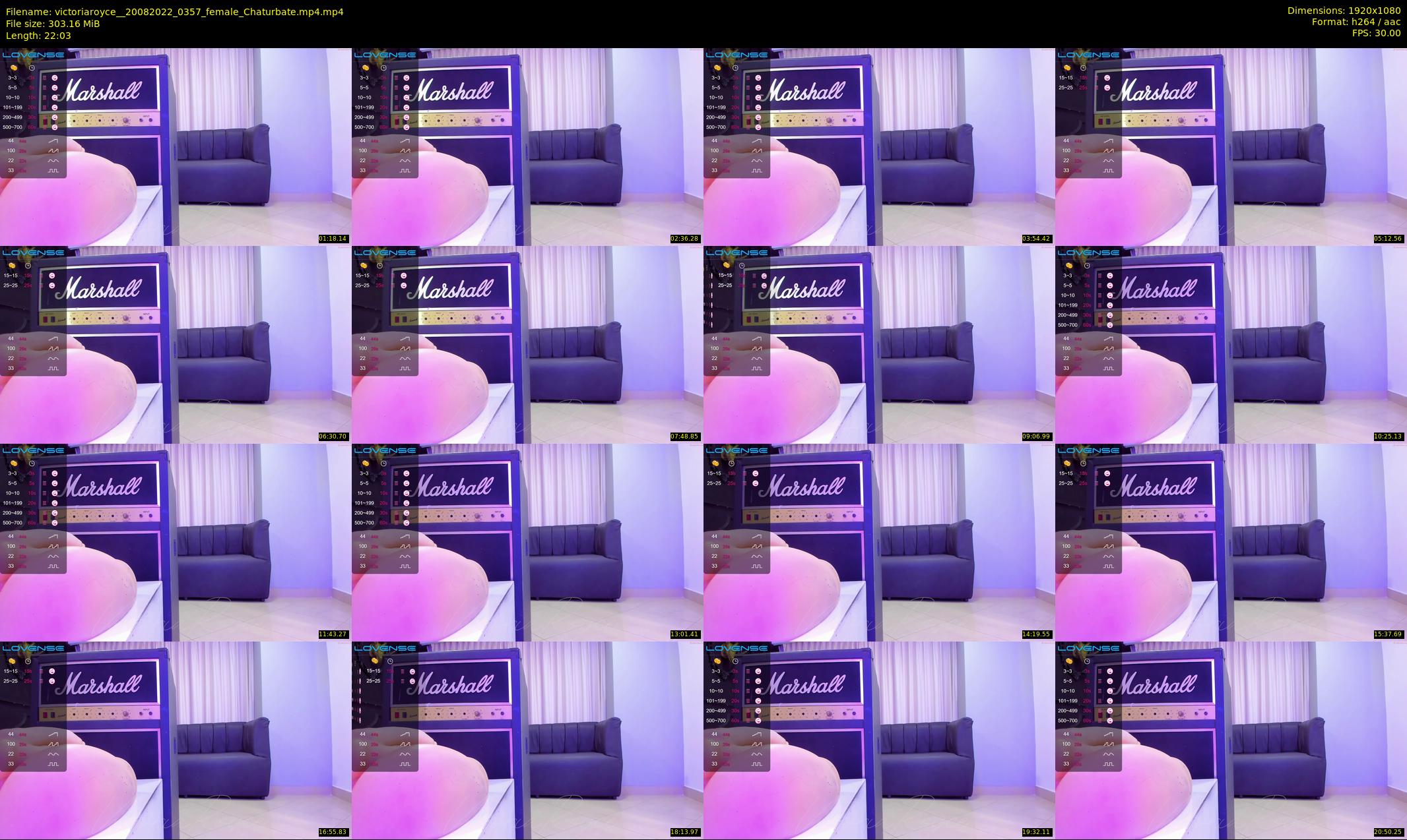 victoriaroyce_ — 23 minute Chaturbate female cam show recording, 1080p, Aug 20, 2022