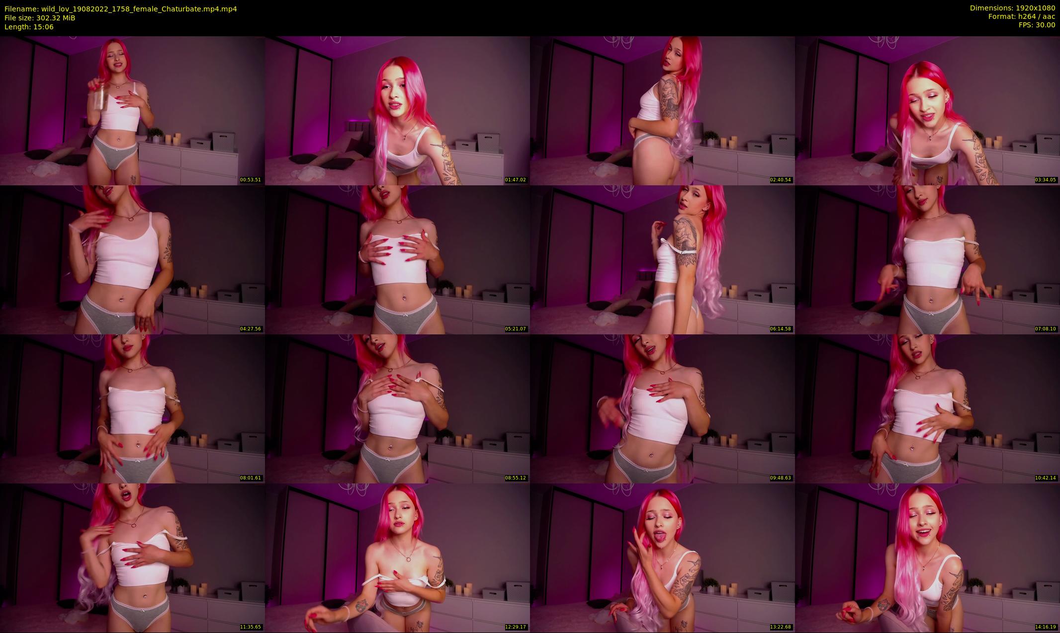 wild_lov — 16 minute Chaturbate female cam show recording, 1080p, Aug 19, 2022