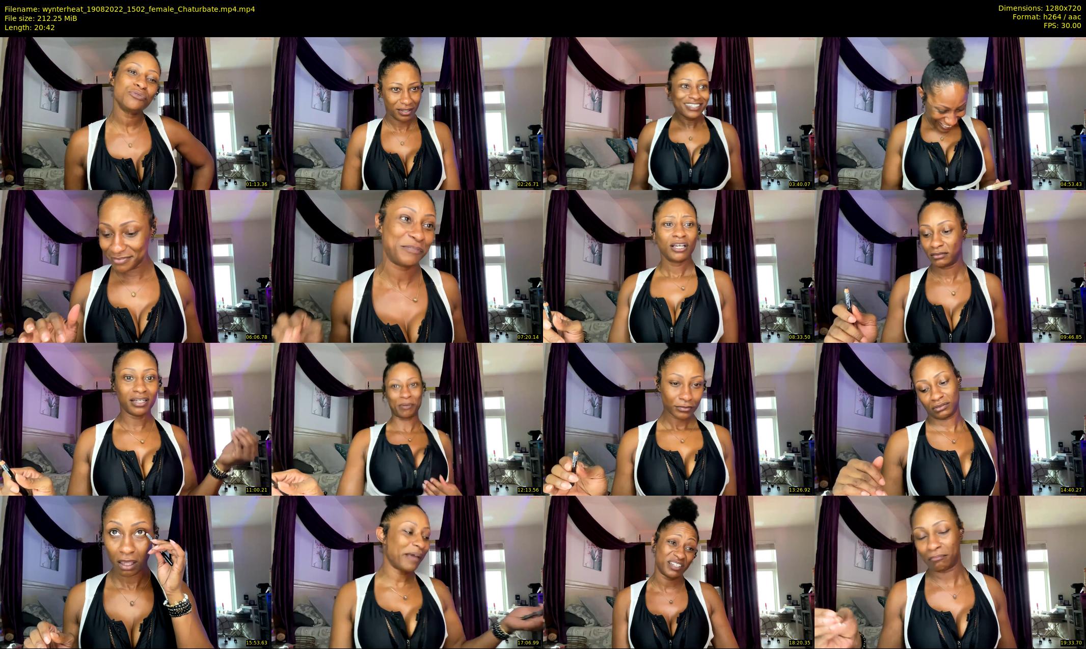 wynterheat — 21 minute Chaturbate female cam show recording, 720p, Aug 19, 2022