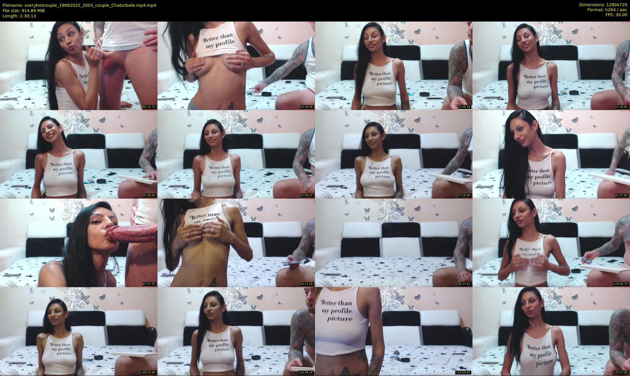 xveryhotcouple — 91 minute Chaturbate female cam show recording, 720p, Aug 19, 2022