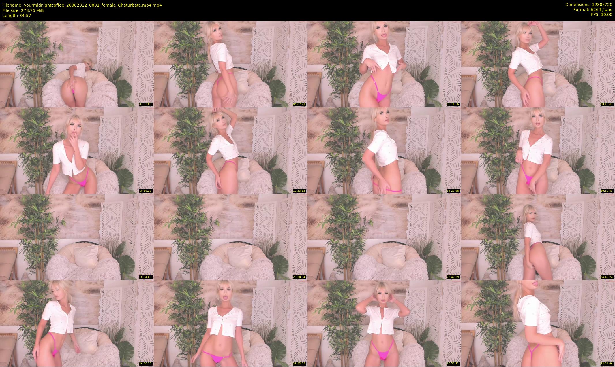 yourmidnightcoffee — 35 minute Chaturbate female cam show recording, 720p, Aug 20, 2022