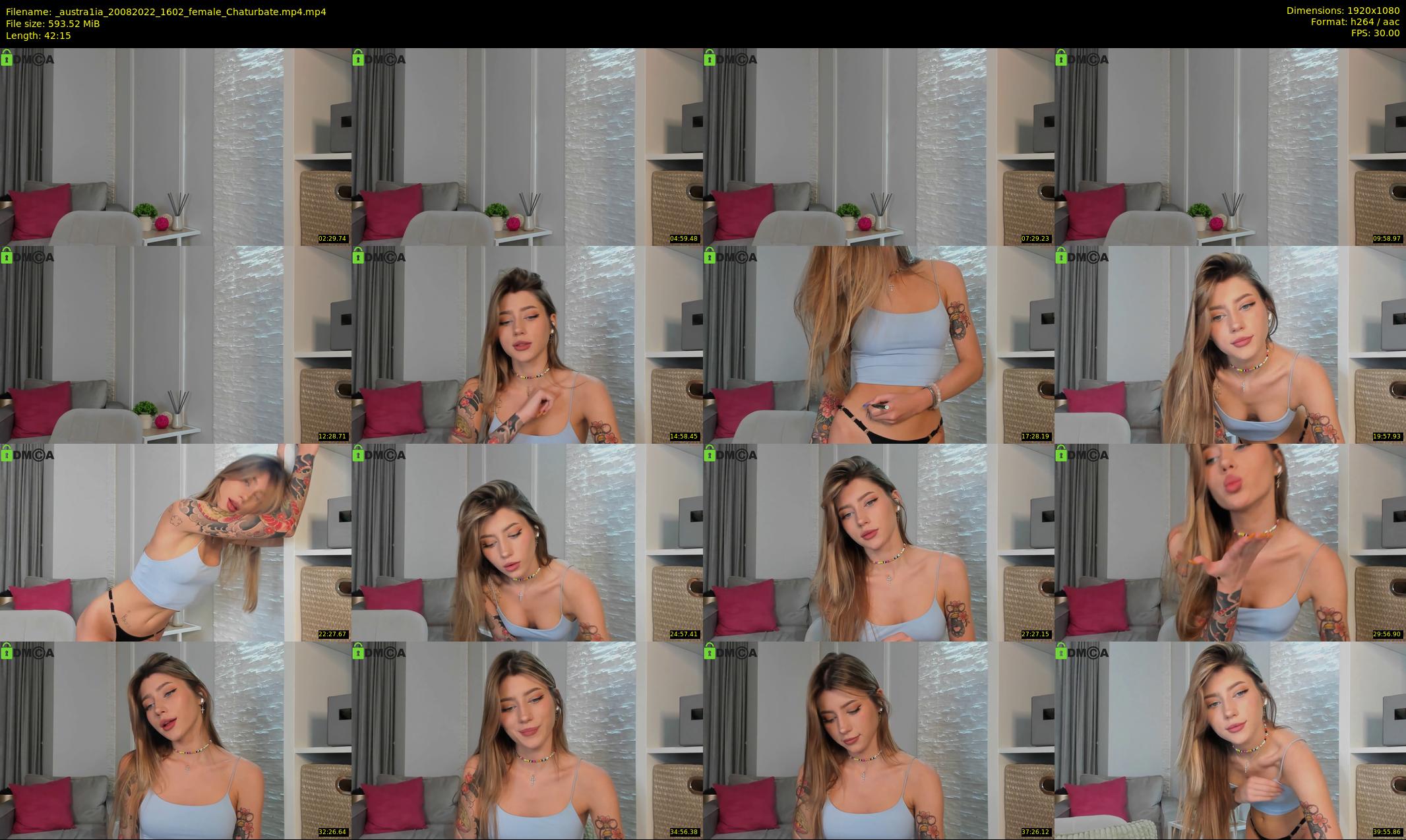 _austra1ia — 43 minute Chaturbate female cam show recording, 1080p, Aug 20, 2022