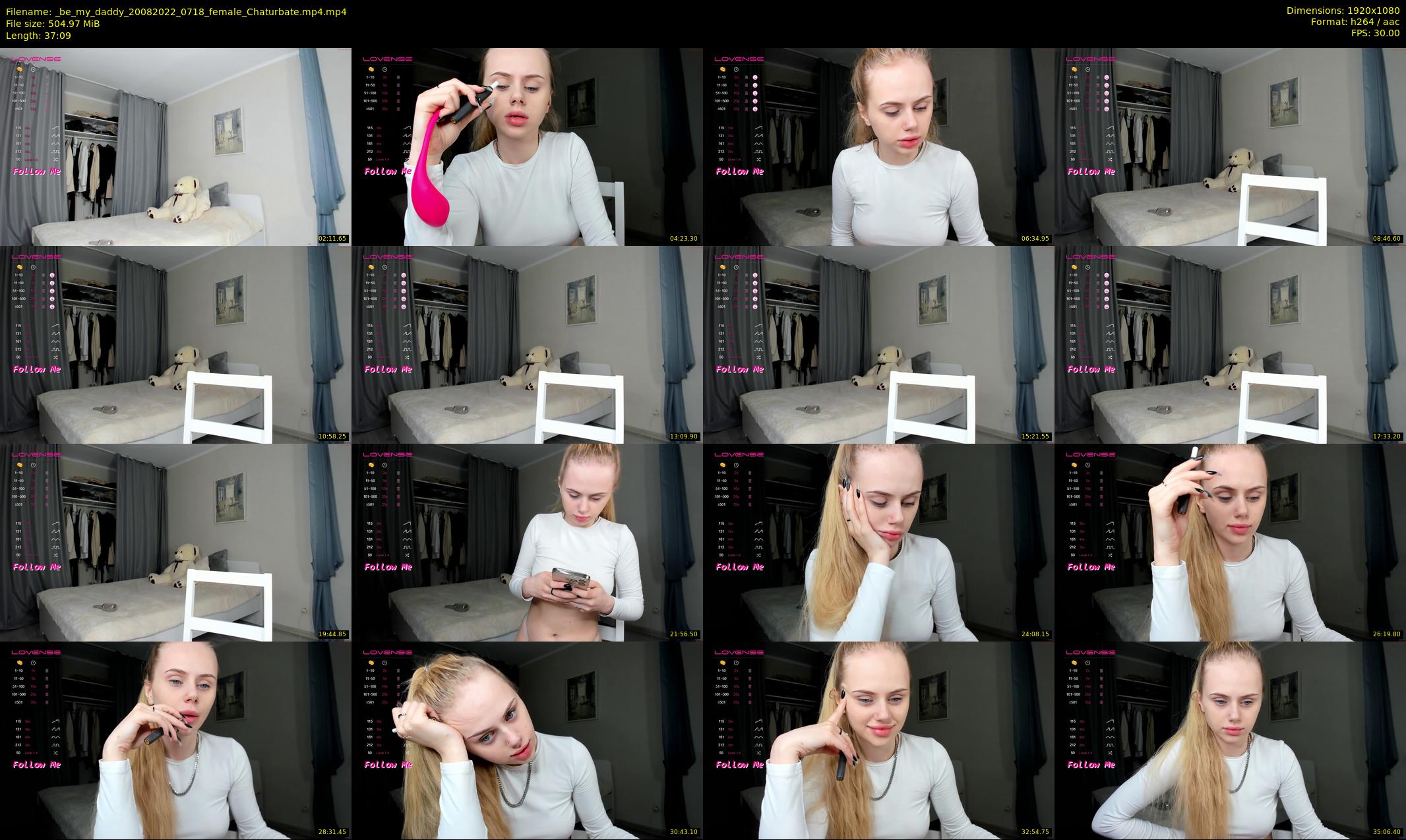 _be_my_daddy — 38 minute Chaturbate female cam show recording, 1080p, Aug 20, 2022