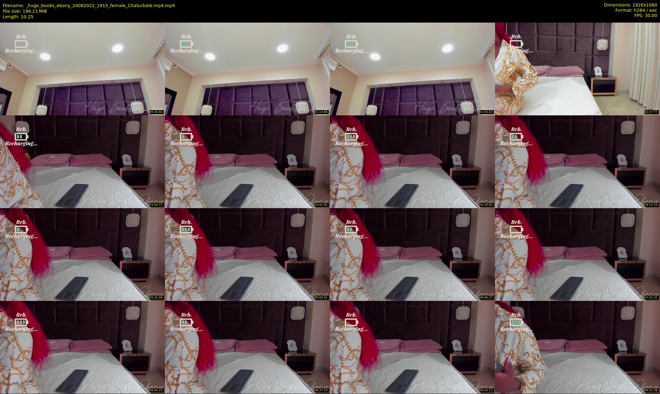 _huge_boobs_ebony — 11 minute Chaturbate female cam show recording, 1080p, Aug 20, 2022