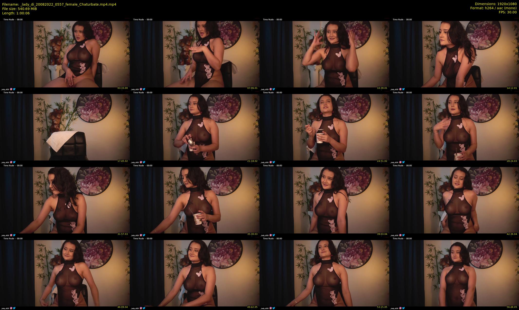 _lady_di — 61 minute Chaturbate female cam show recording, 1080p, Aug 20, 2022
