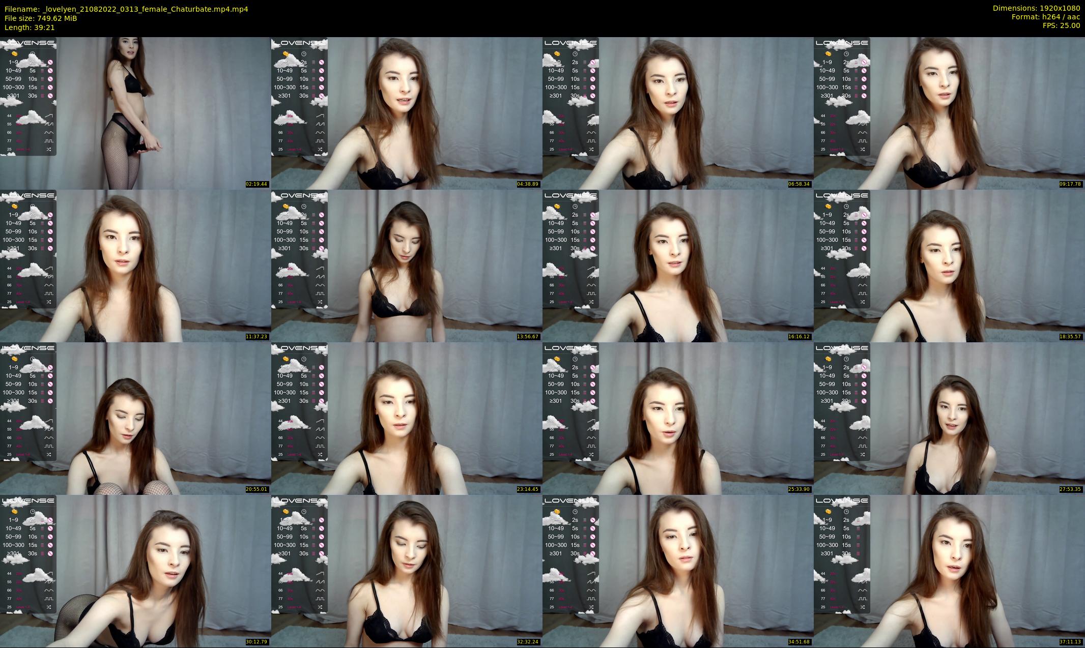 _lovelyen — 40 minute Chaturbate female cam show recording, 1080p, Aug 21, 2022