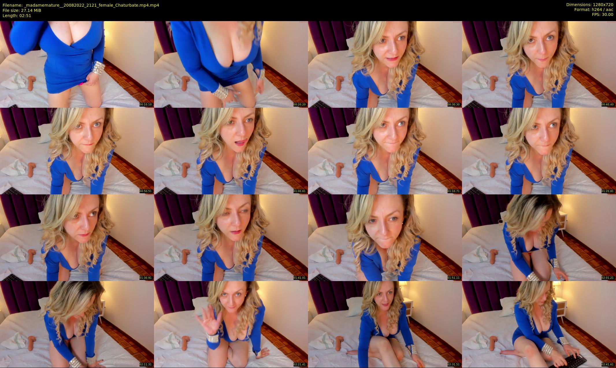 _madamemature_ — 3 minute Chaturbate female cam show recording, 720p, Aug 20, 2022
