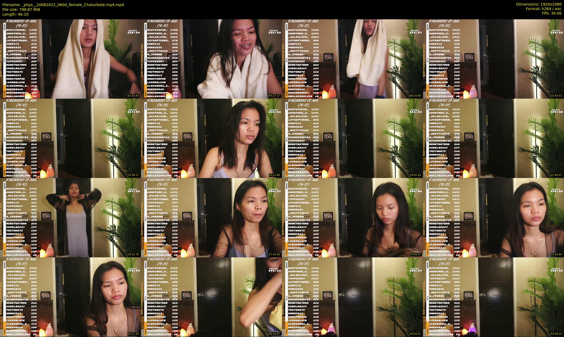 _pilya_ — 47 minute Chaturbate female cam show recording, 1080p, Aug 20, 2022