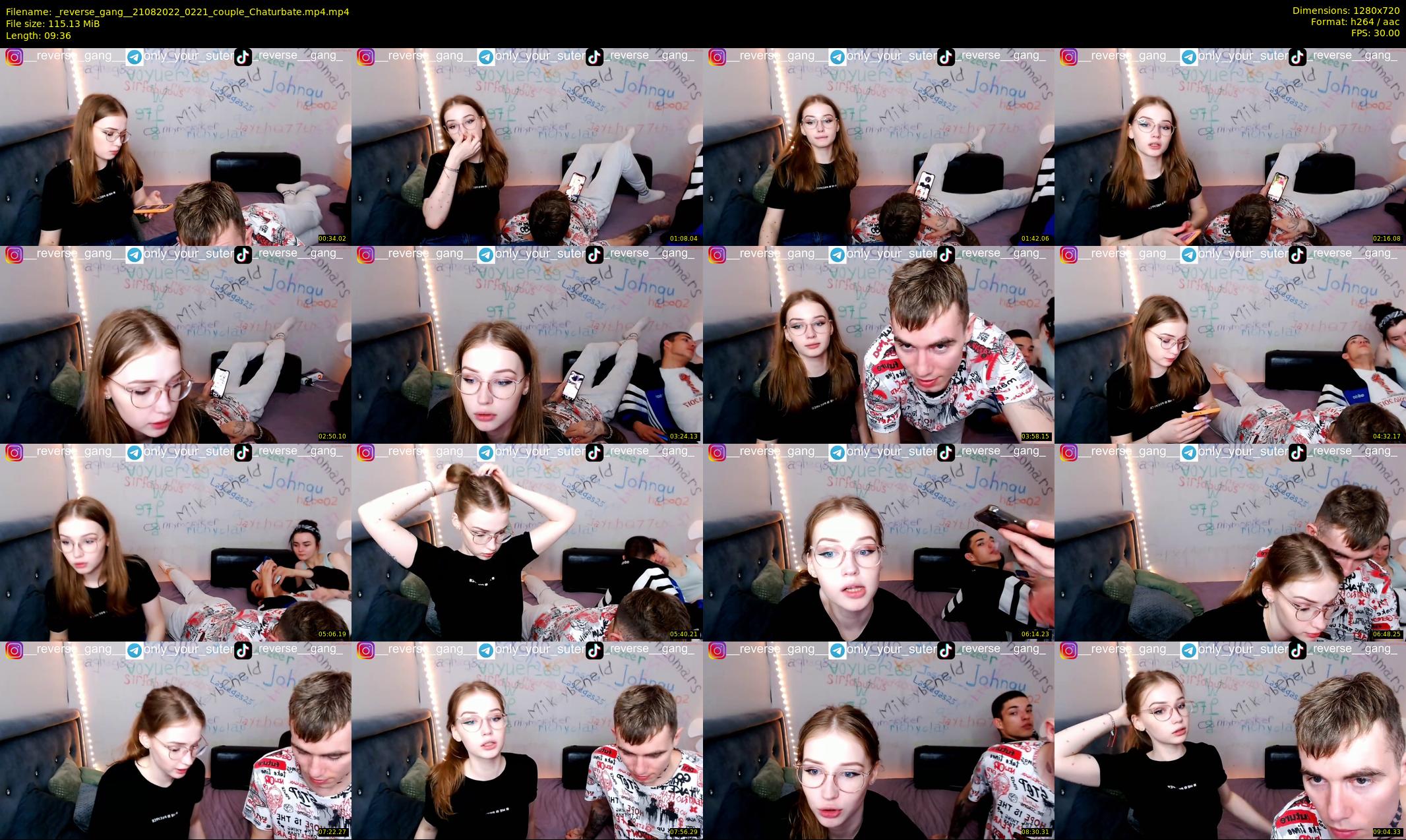 _reverse_gang_ — 10 minute Chaturbate couple cam show recording, 720p, Aug 21, 2022