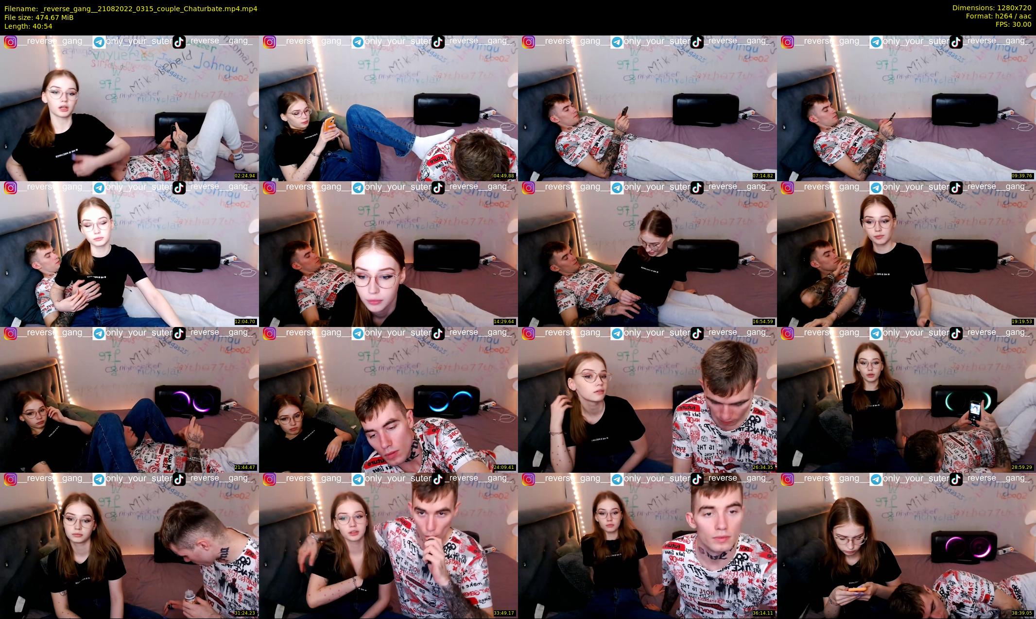 _reverse_gang_ — 41 minute Chaturbate couple cam show recording, 720p, Aug 21, 2022