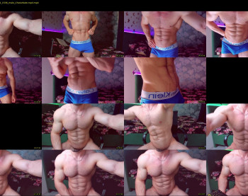 adam_muscle_ — 56 minute Chaturbate male cam show recording, 1080p, Aug 20, 2022