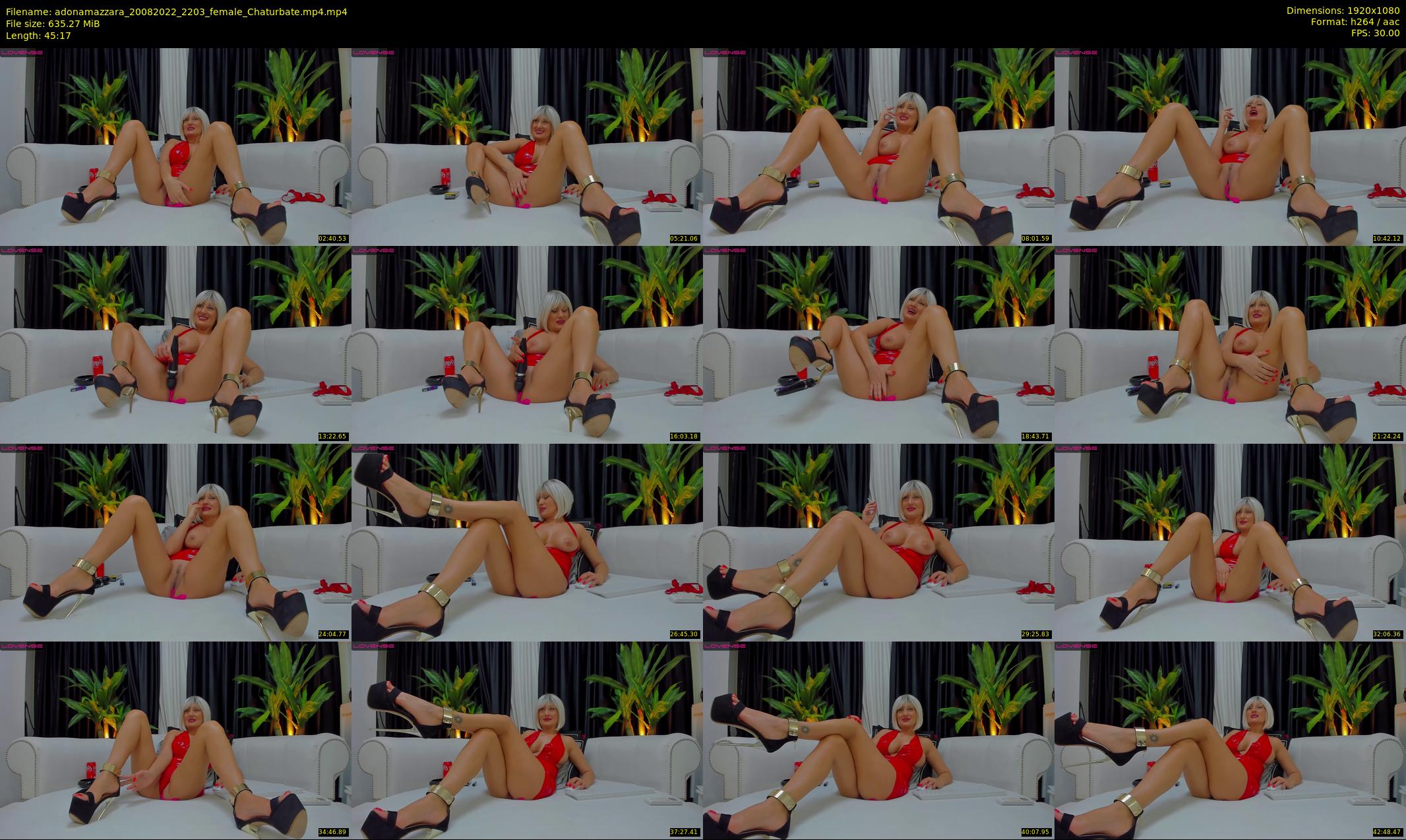 adonamazzara — 46 minute Chaturbate female cam show recording, 1080p, Aug 20, 2022
