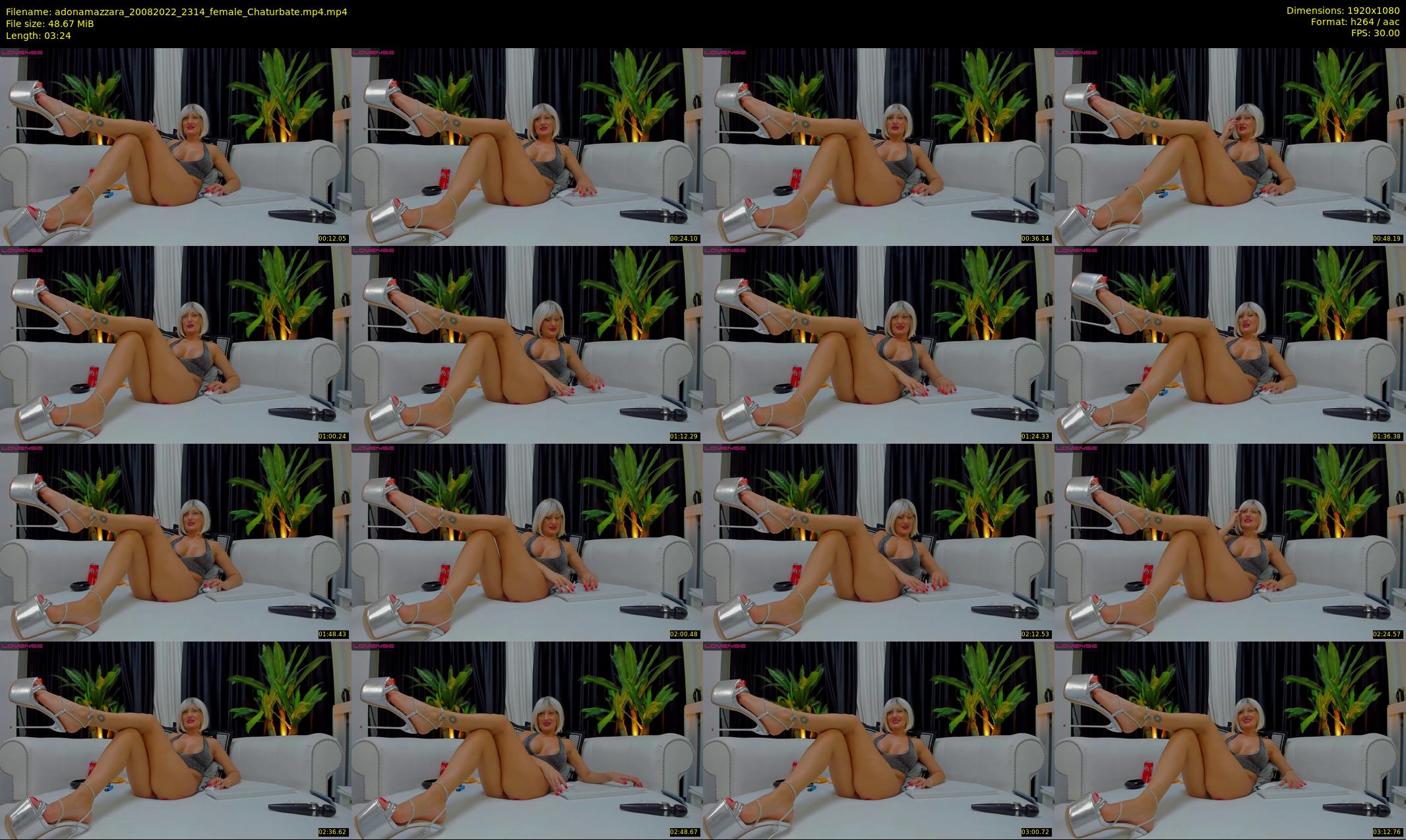 adonamazzara — 4 minute Chaturbate female cam show recording, 1080p, Aug 20, 2022