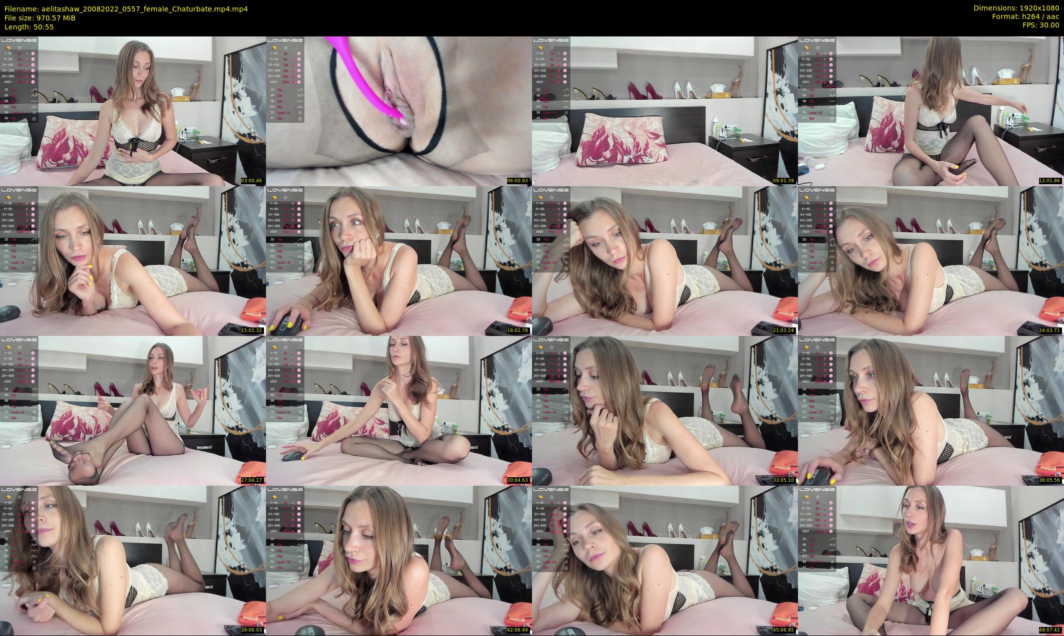 aelitashaw — 51 minute Chaturbate female cam show recording, 1080p, Aug 20, 2022
