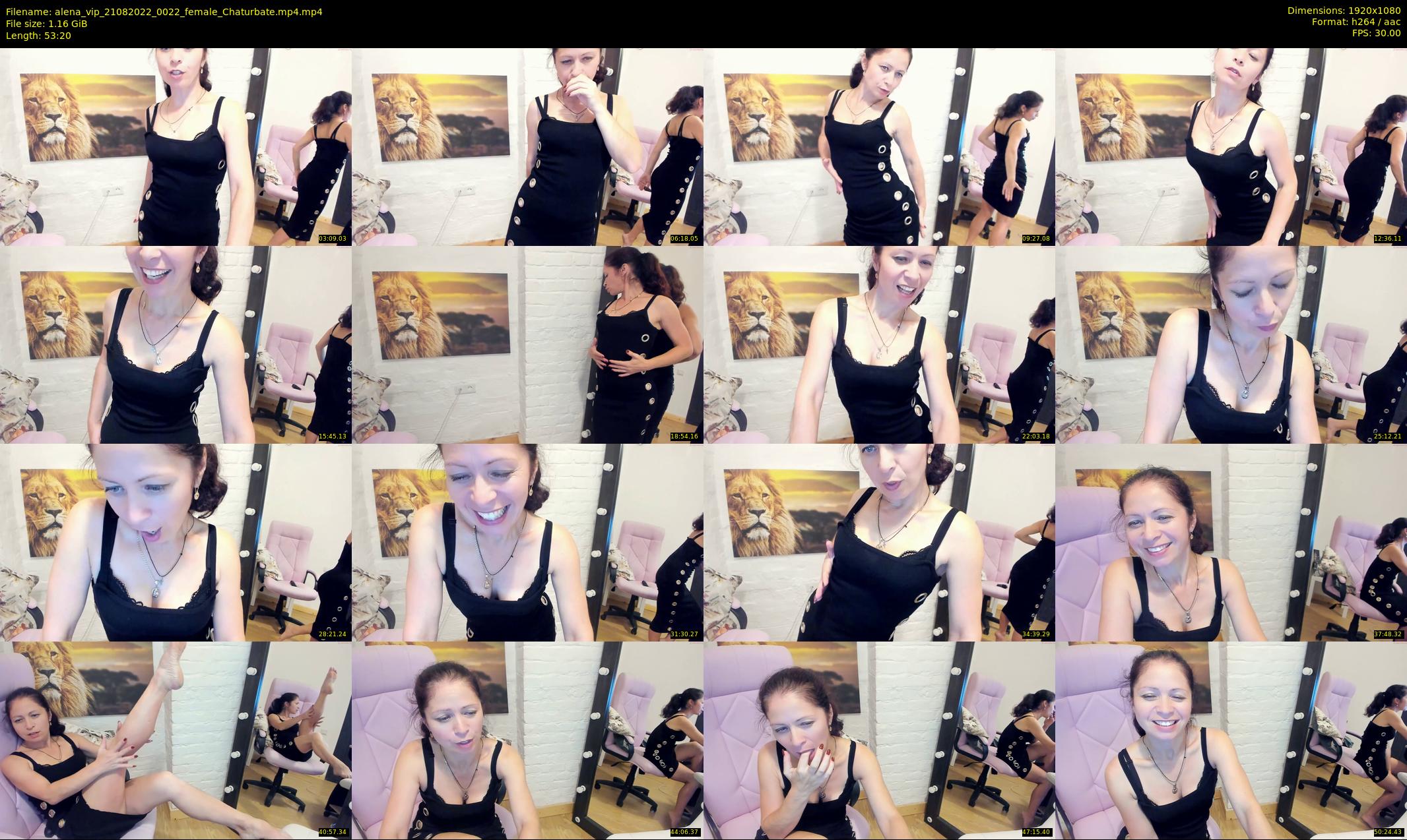 alena_vip — 54 minute Chaturbate female cam show recording, 1080p, Aug 21, 2022