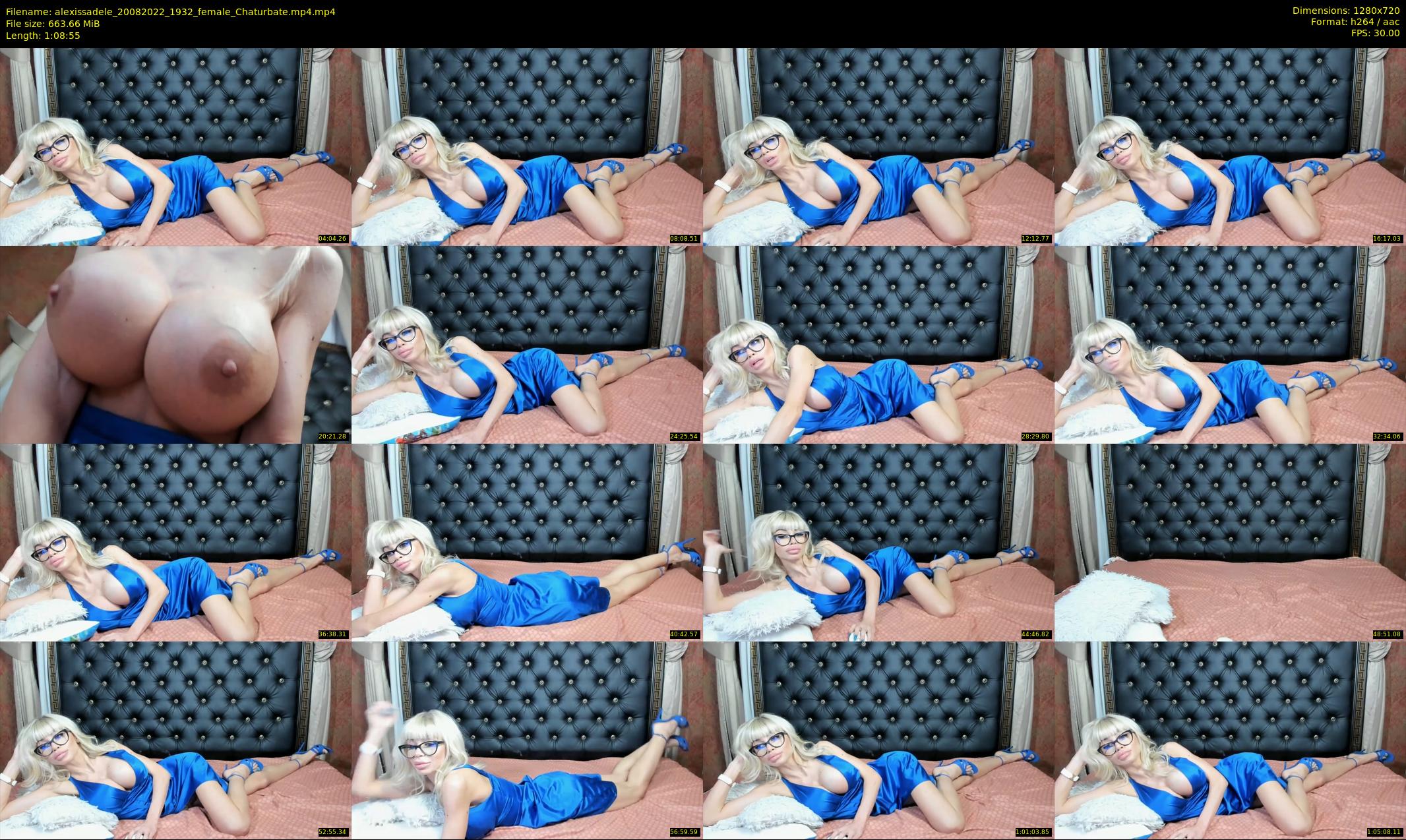 alexissadele — 69 minute Chaturbate female cam show recording, 720p, Aug 20, 2022