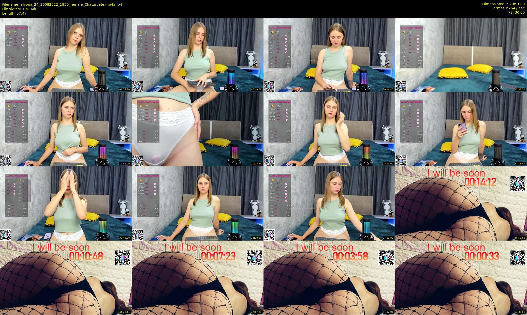 alyona_24 — 58 minute Chaturbate female cam show recording, 1080p, Aug 20, 2022
